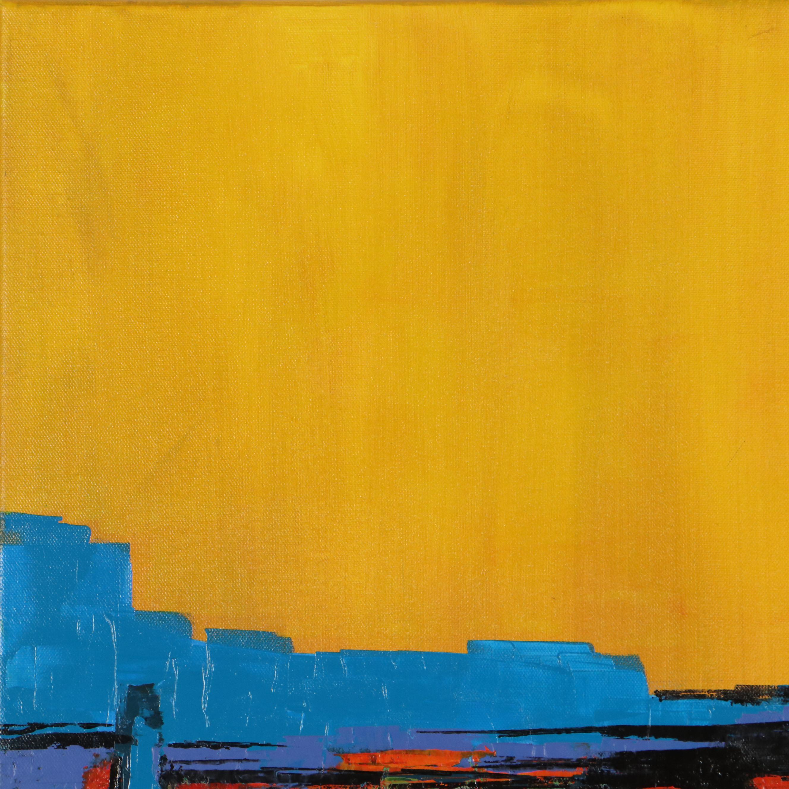 Sanna Acrylic Painting "A Unique Way," 21st Century