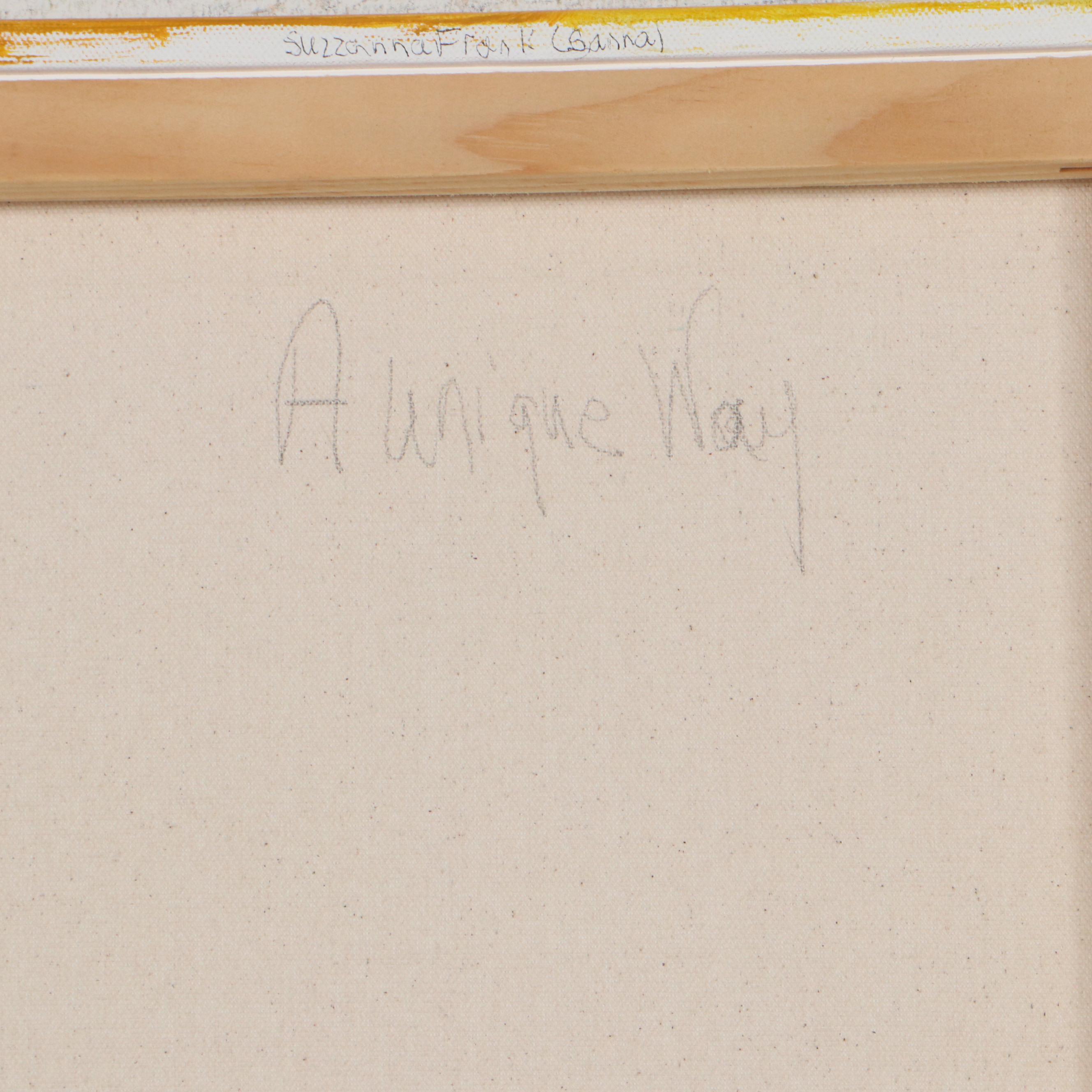 Sanna Acrylic Painting "A Unique Way," 21st Century