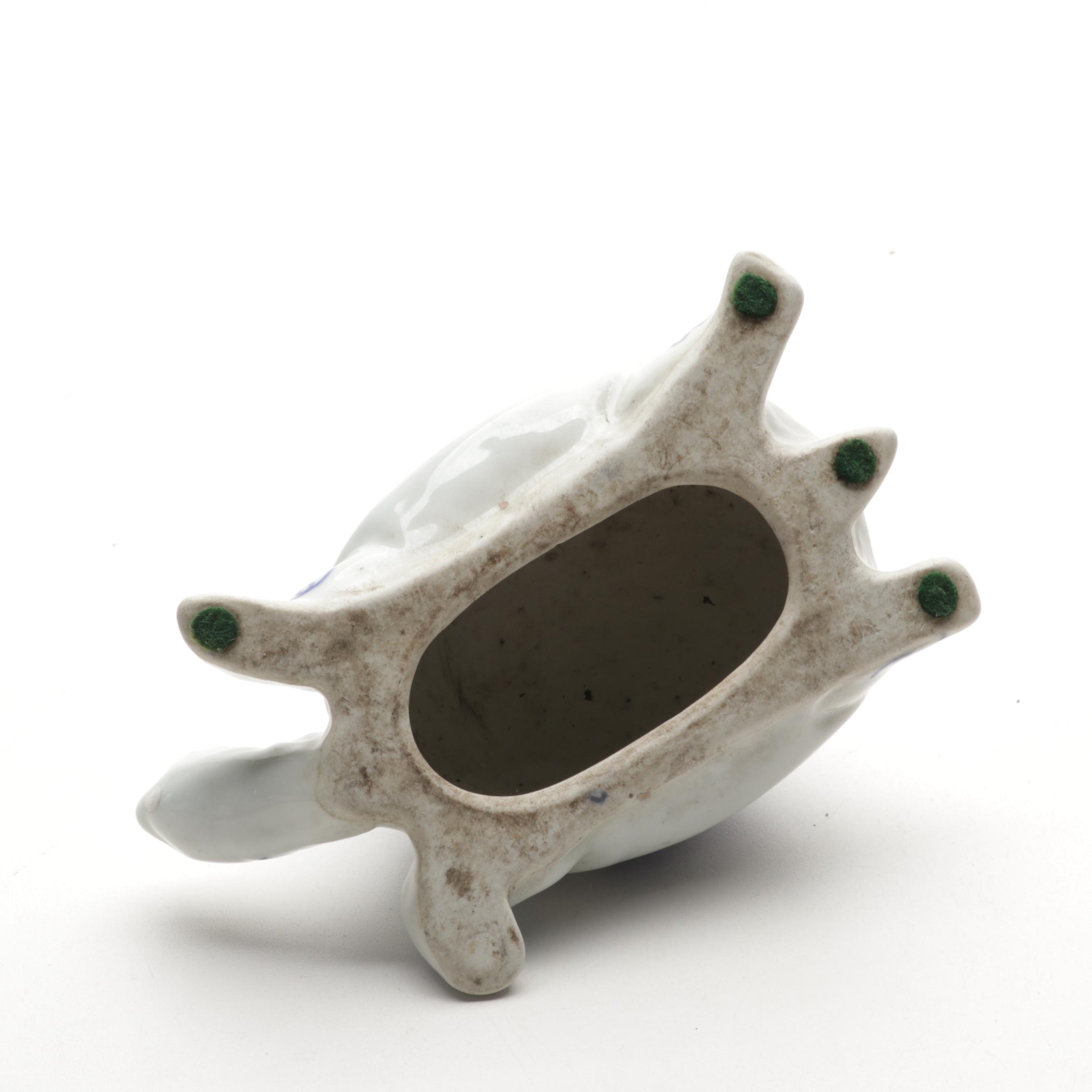 Silvestri, Formalities by Baum Bros and Other Blue and White Porcelain Figurines