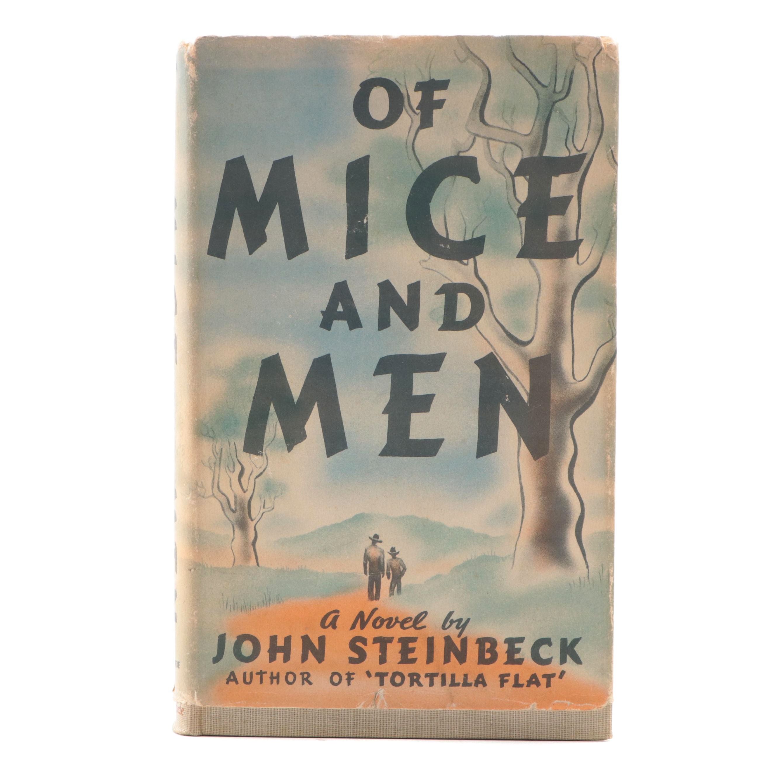 Signed "Of Mice and Men" by John Steinbeck, 1937
