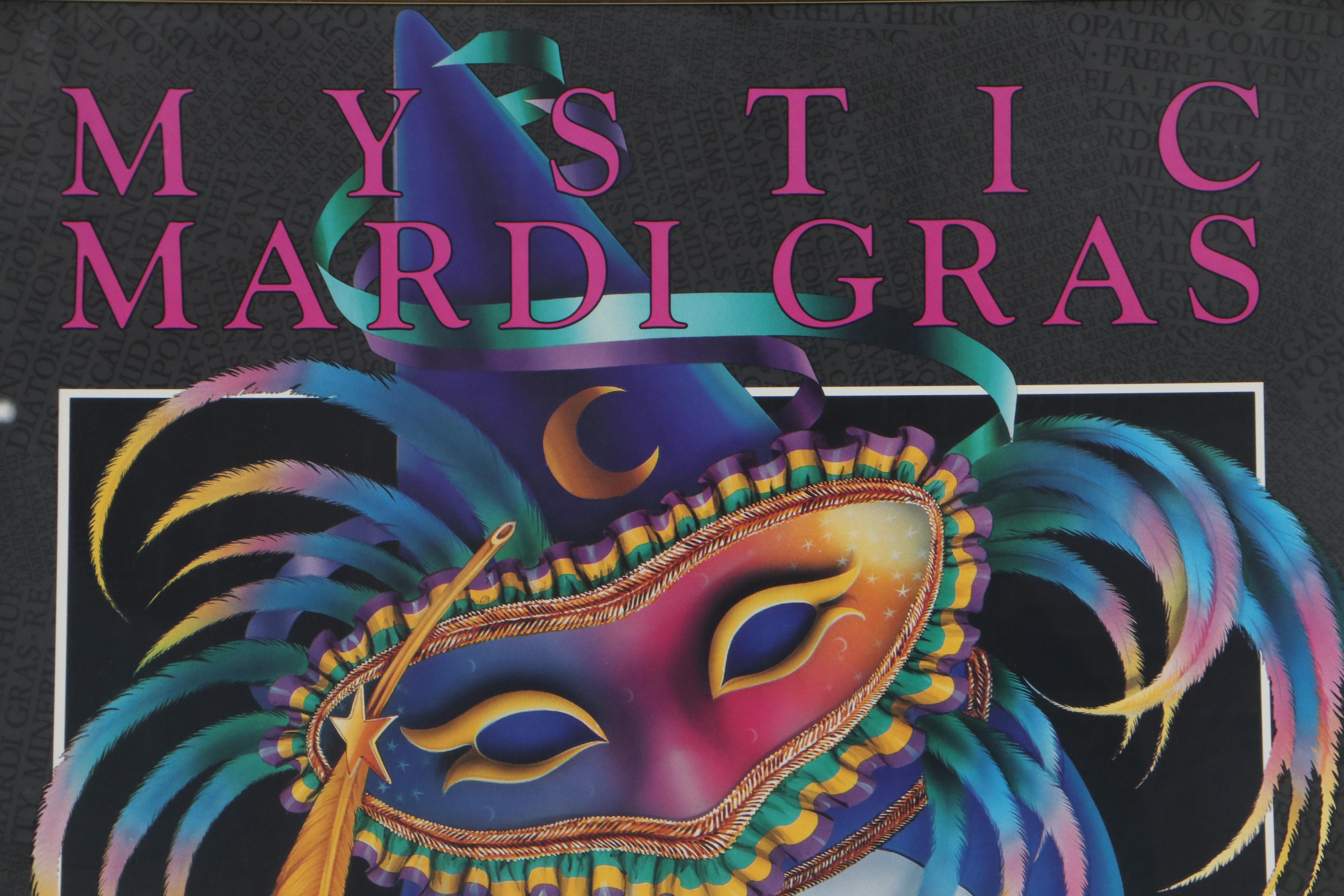Offset Lithograph After Andrea Mistretta "Mystic Mardi Gras"