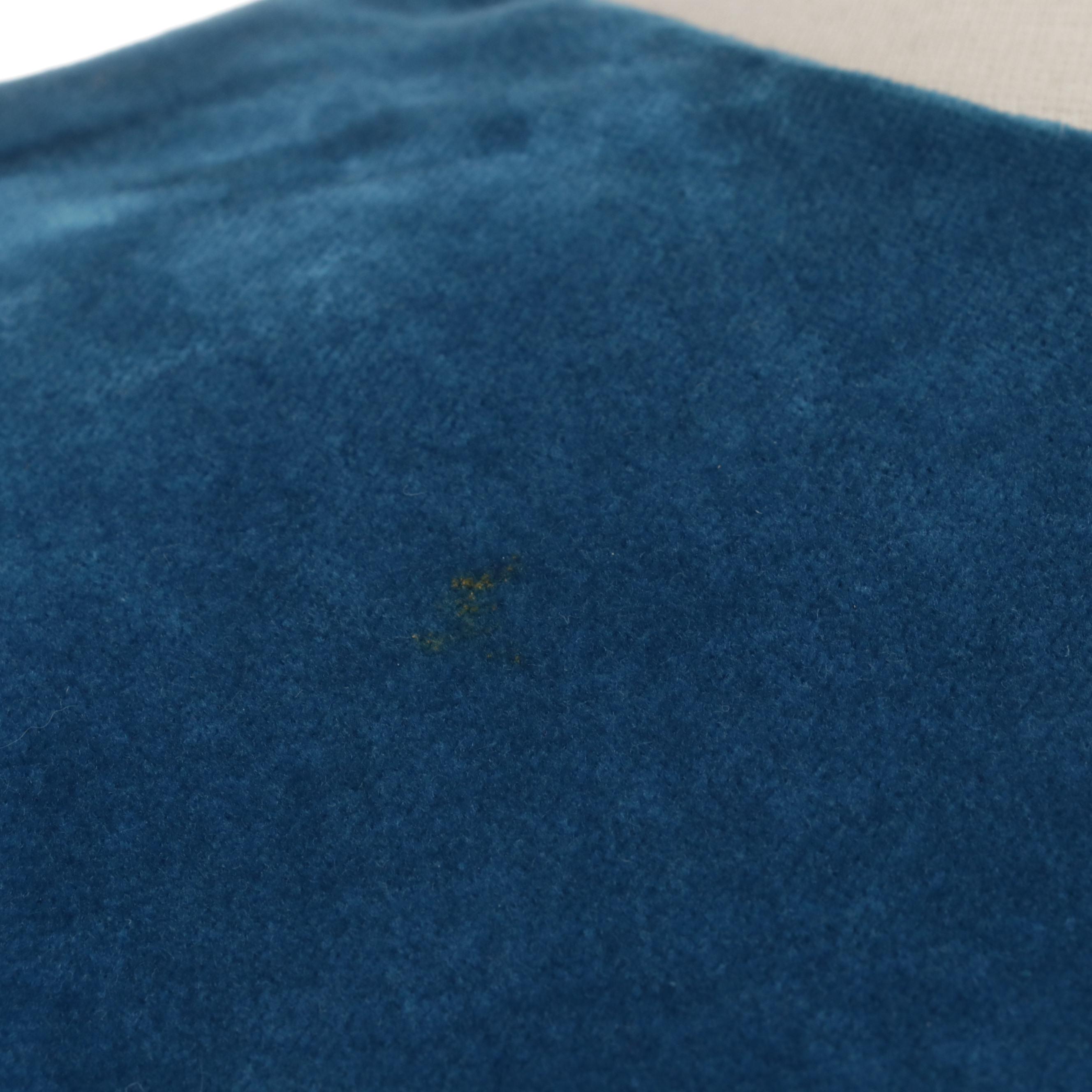 Yvonne Originals Cerulean Velvet Maxi Dress and Duster Set, 1960s