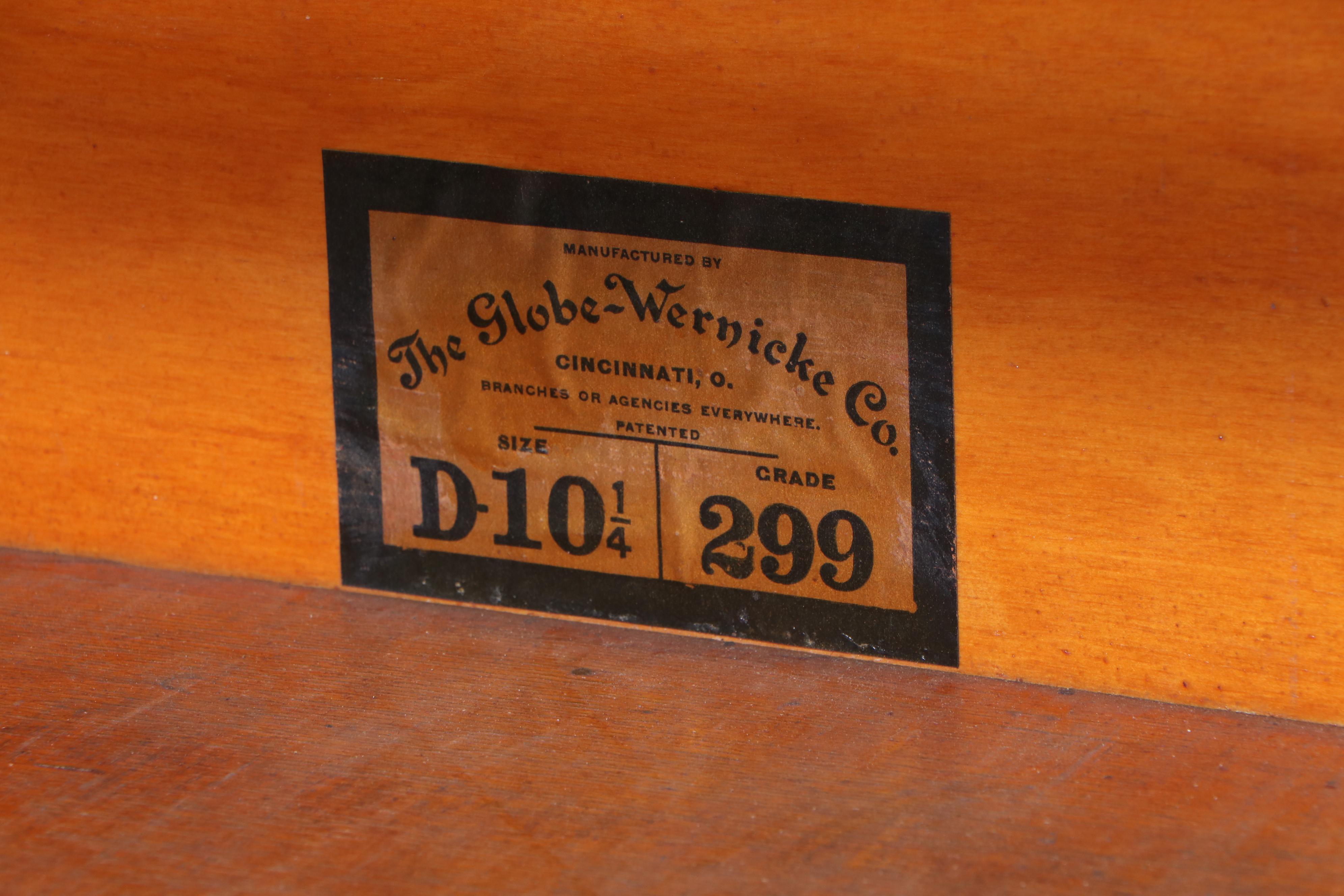 The Globe-Wernicke Co. Oak Four-Stack Barrister's Bookcase, Early 20th Century