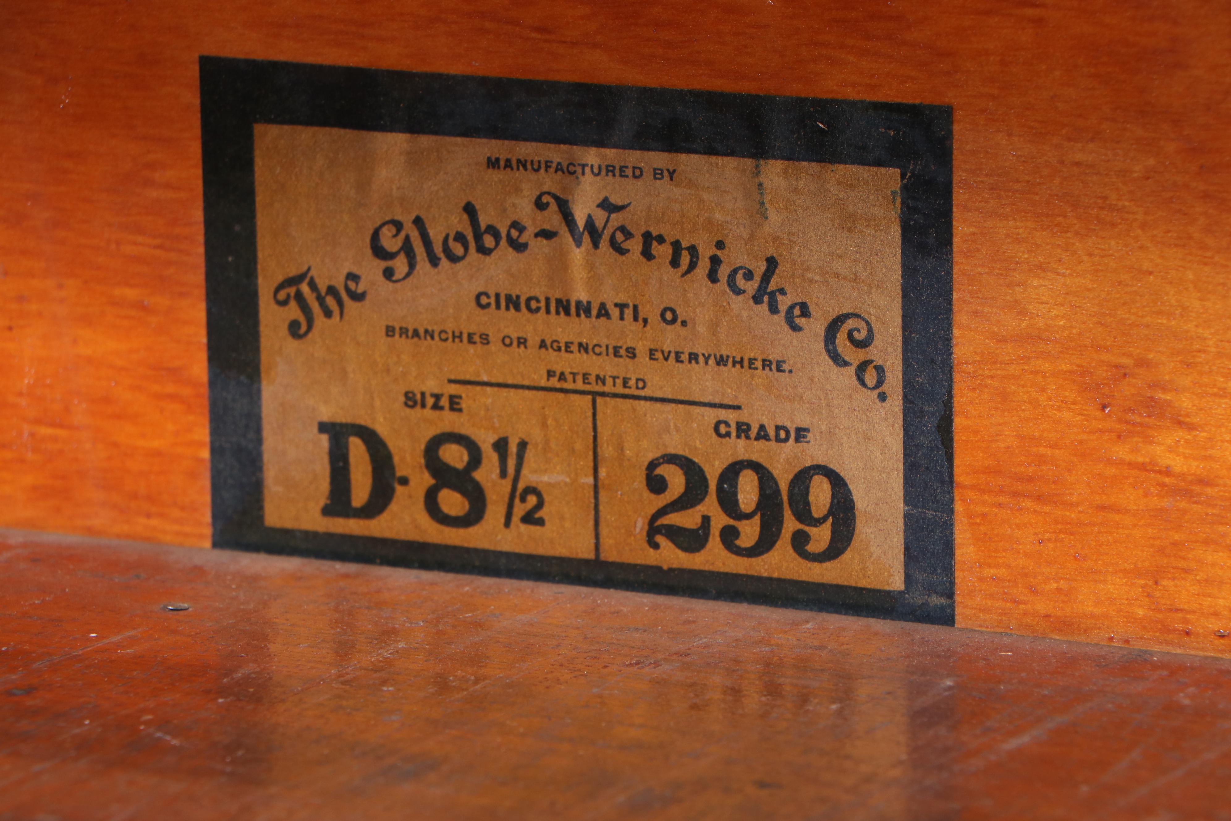 The Globe-Wernicke Co. Oak Four-Stack Barrister's Bookcase, Early 20th Century