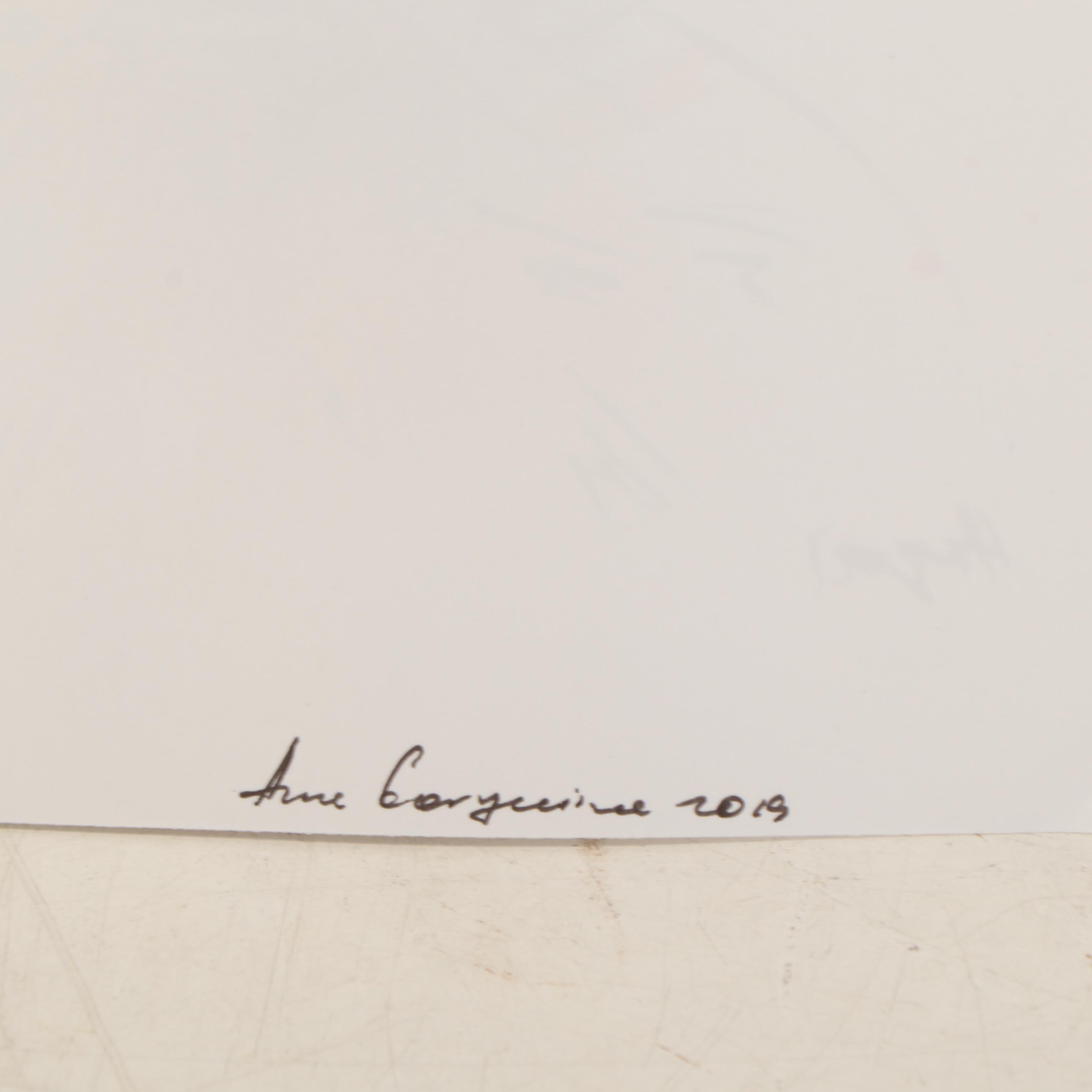 Anne Gorywine Watercolor Painting of Rabbit, 2019