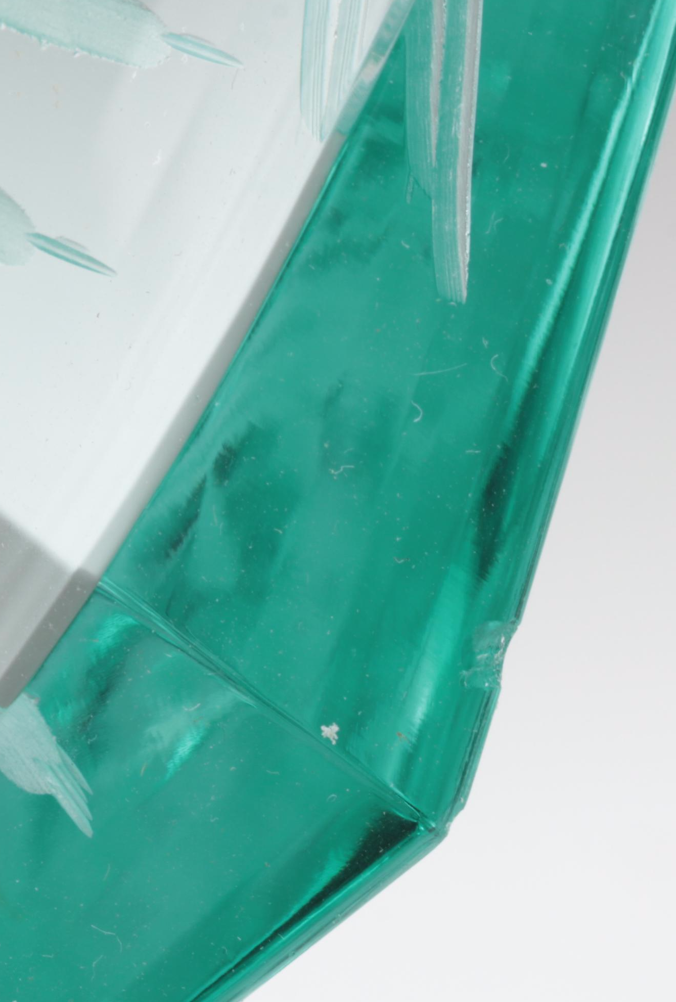 Konstantin Hable Jr. for Moser Trees, Stag and Birds Engraved Crystal Bowl, 1980