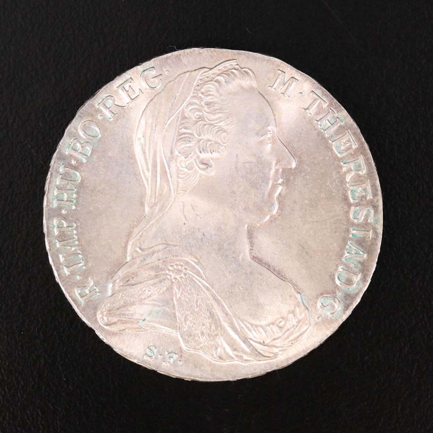 1780 S.F. Austria Silver Thaler Restrike