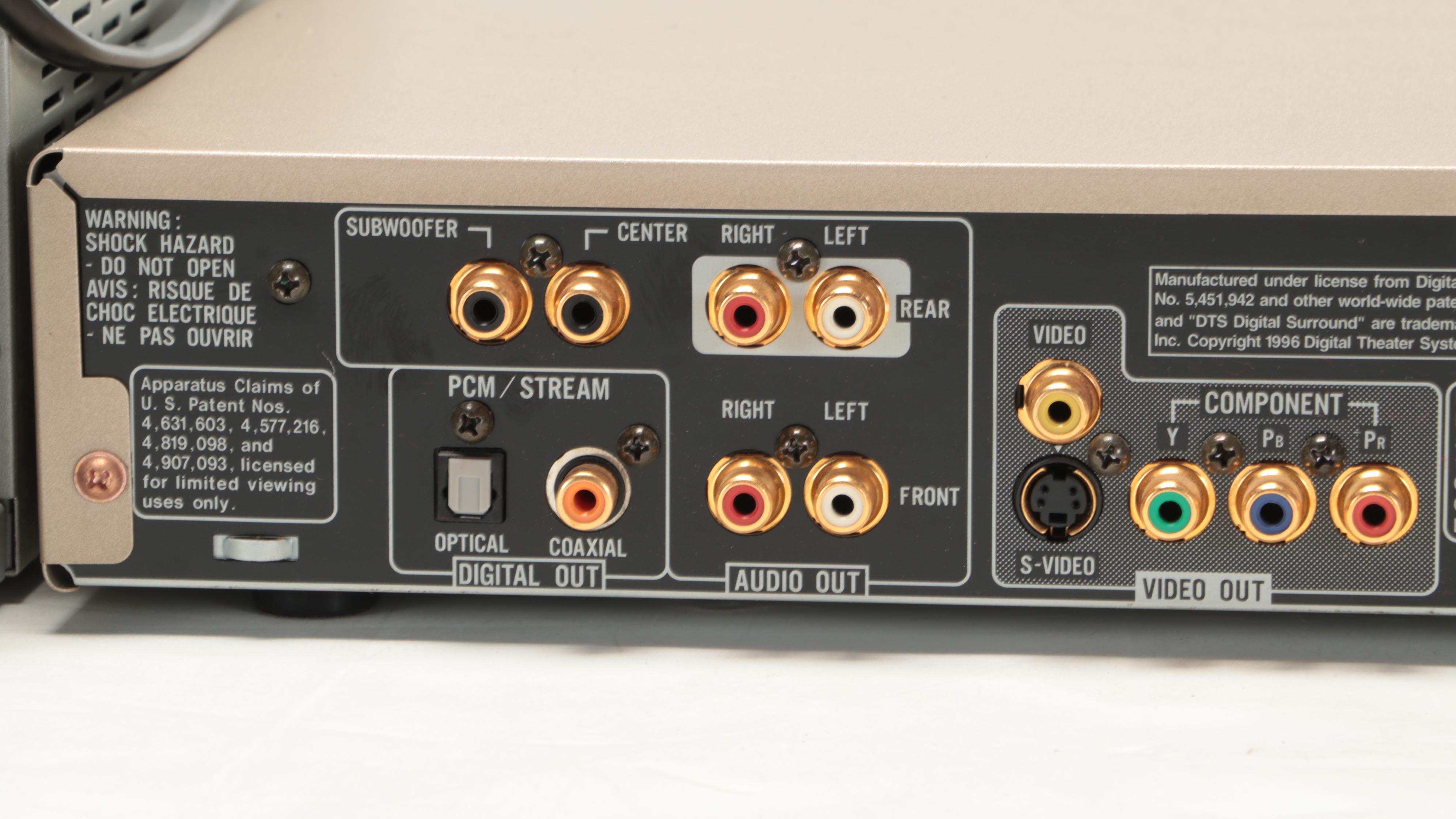 Bazooka Bass Tube Speakers, JVC DVD Player, TEAC Speakers and CD Player