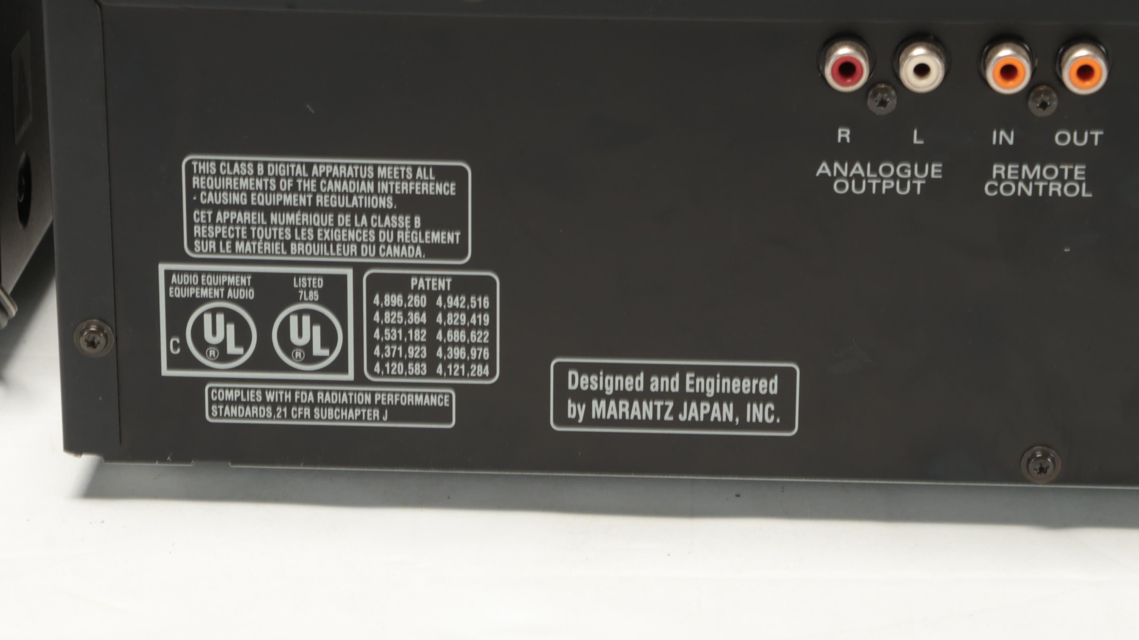 Sony Dual Cassette Player with Marantz Sound Board and CD Player