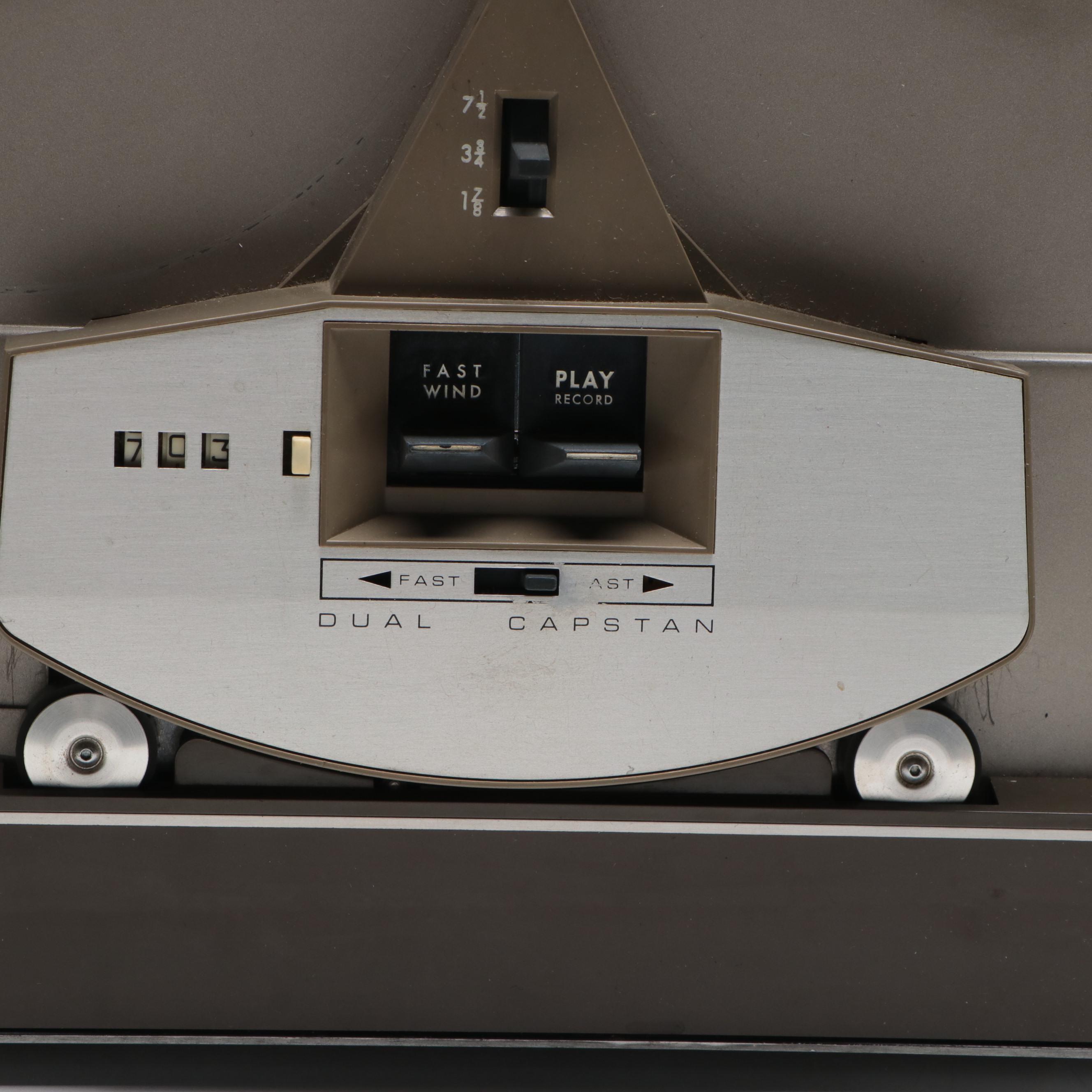 Ampex 800 Solid State Duel Capstan Tape Deck, Mid-20th Century