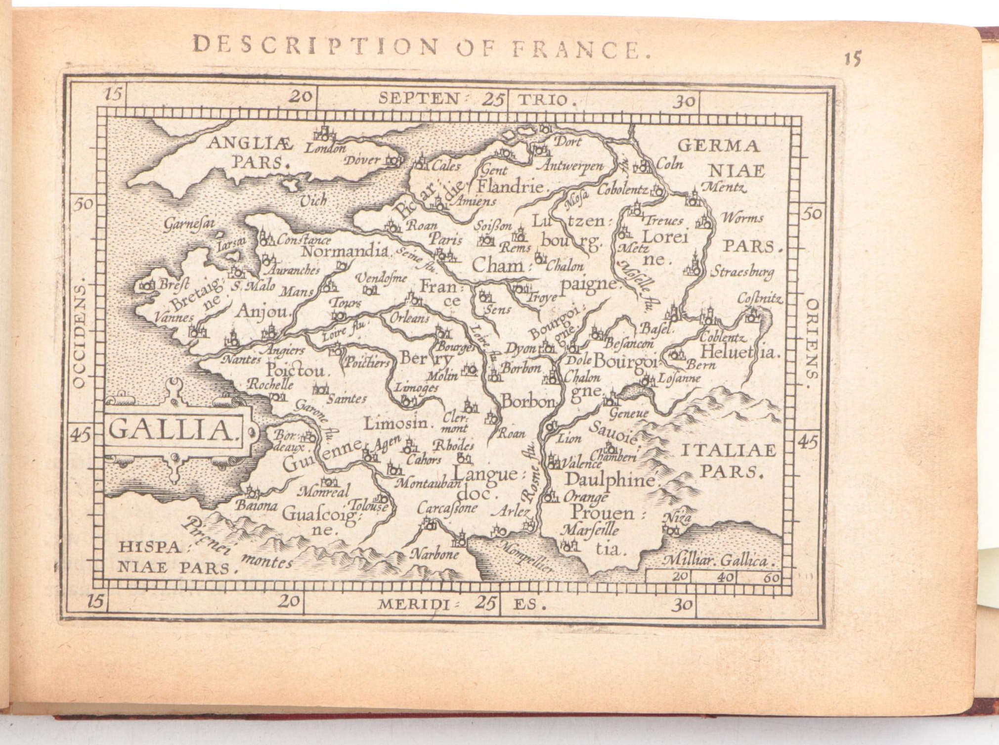 Abraham Ortelius "His Epitome of the Theater of the Worlde", 1603