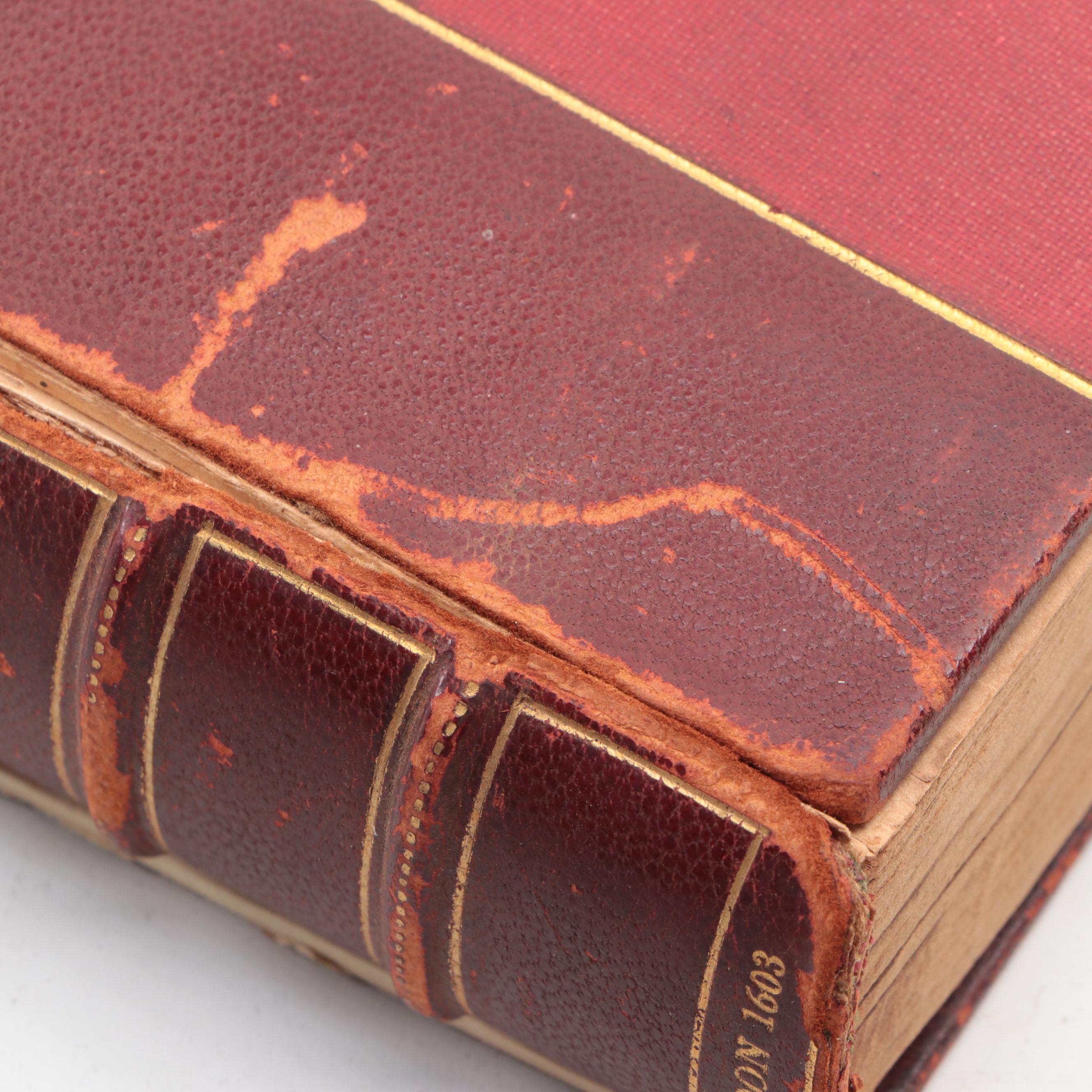 Abraham Ortelius "His Epitome of the Theater of the Worlde", 1603