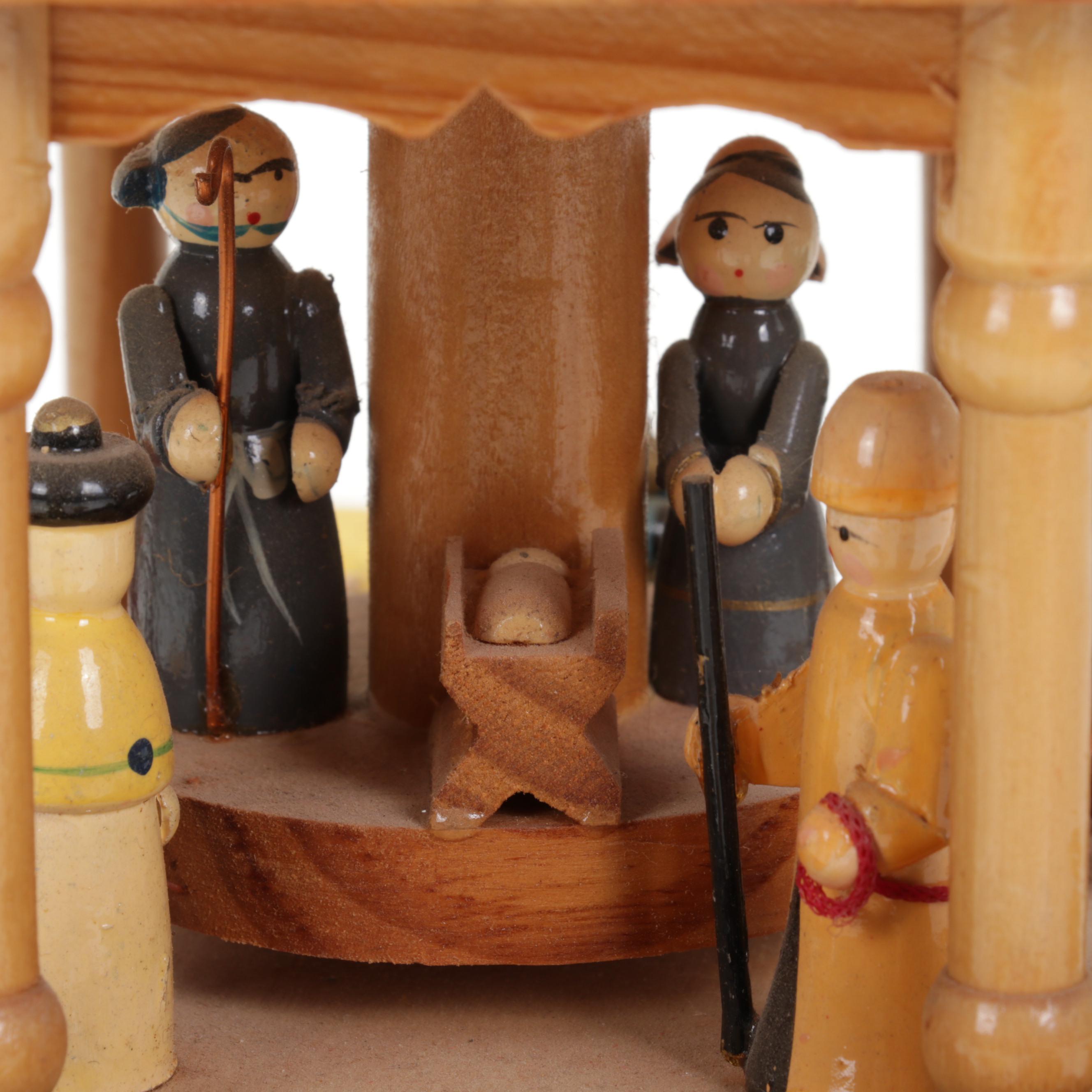 German Style Wooden Christmas Pyramid