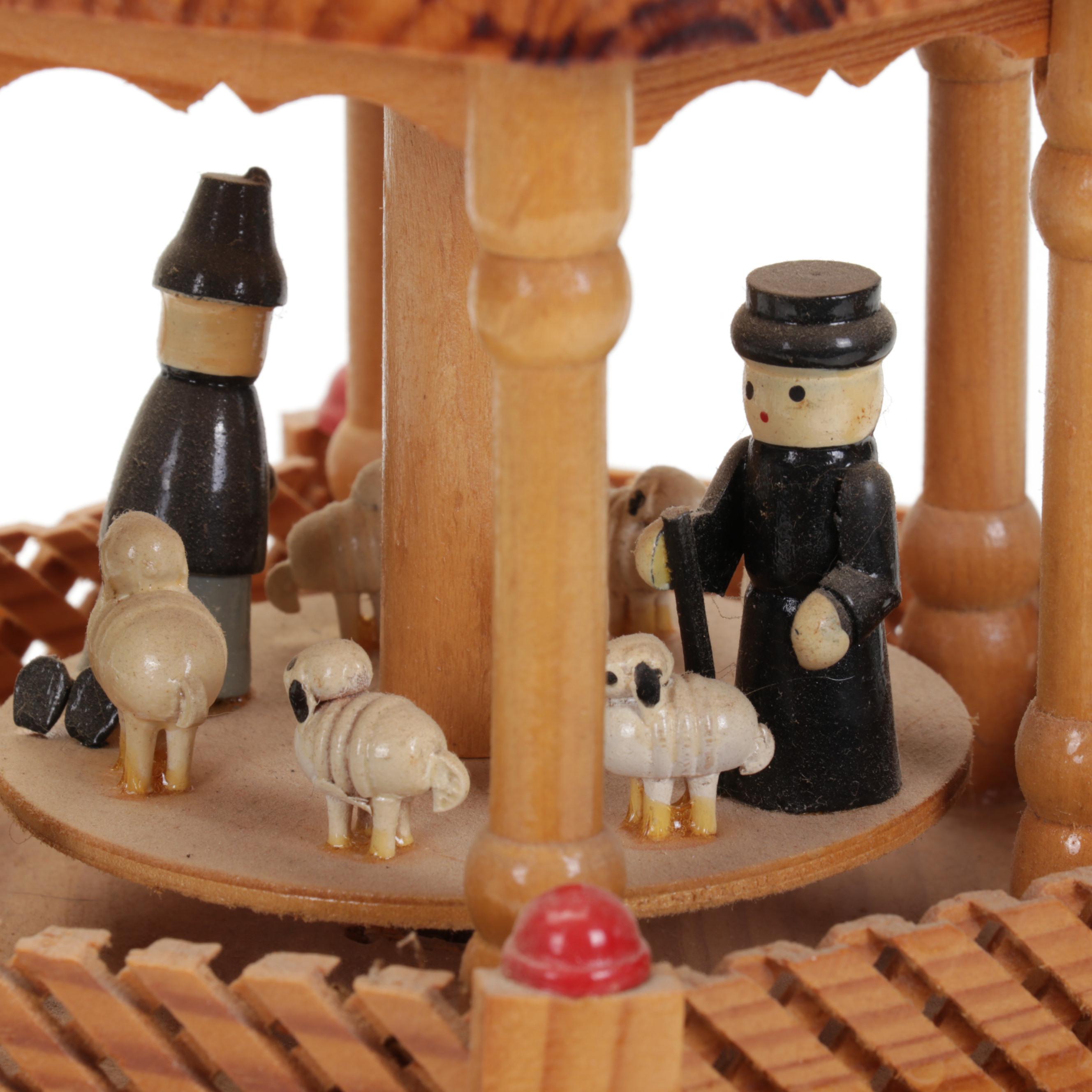 German Style Wooden Christmas Pyramid