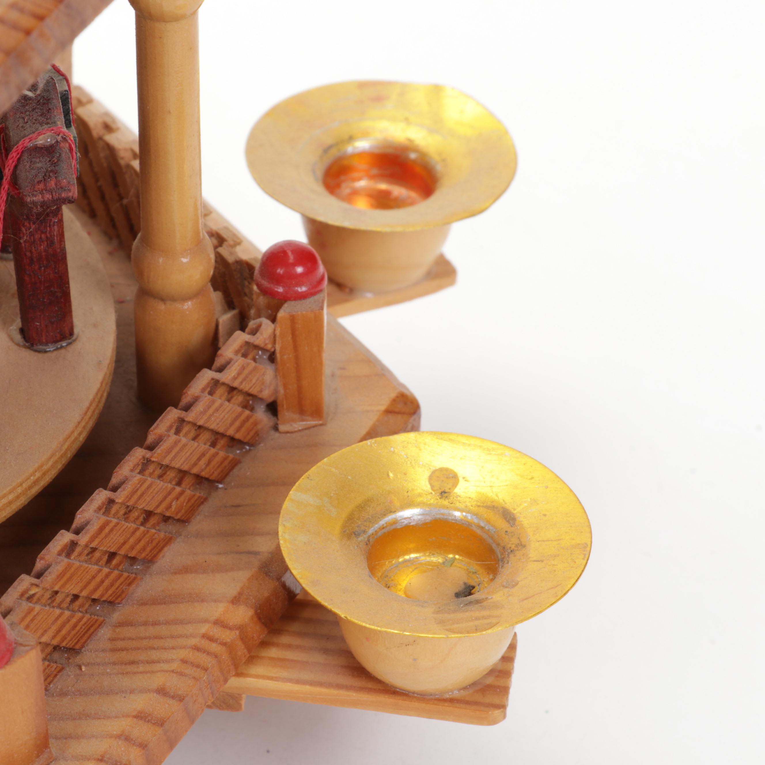 German Style Wooden Christmas Pyramid