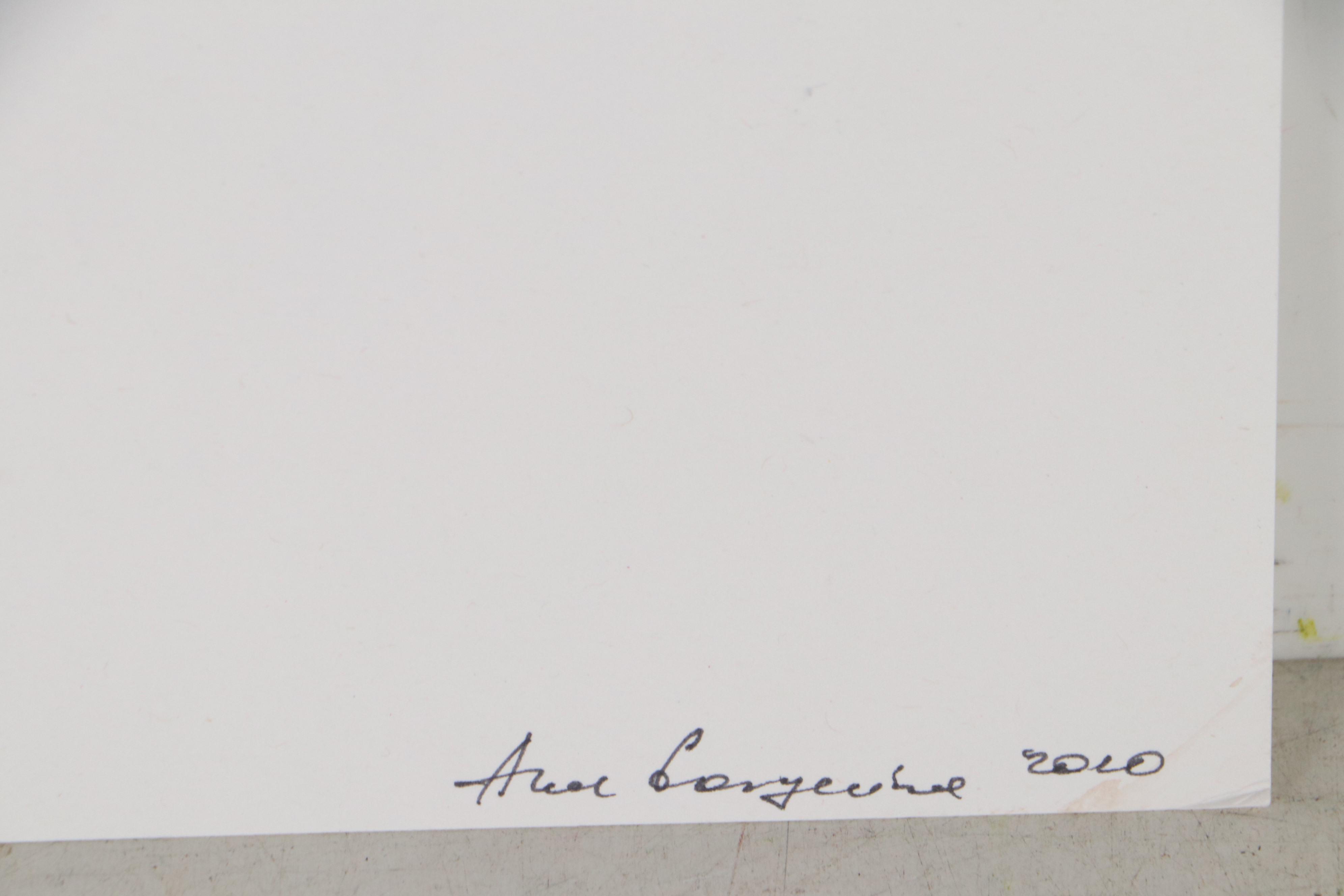 Anne Gorywine Watercolor Painting of Bee, 2020