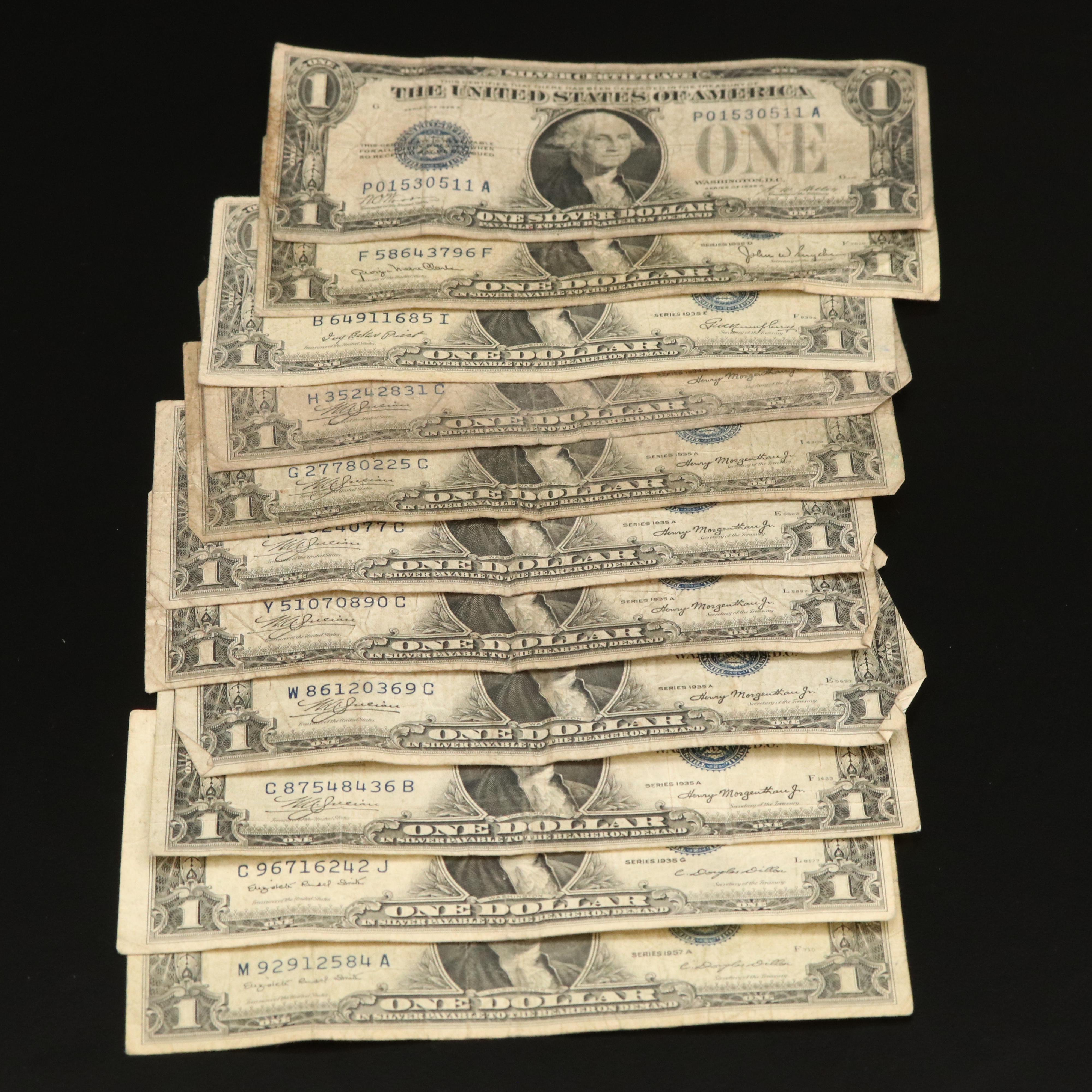 Collection of Eighteen U.S.Currency Notes