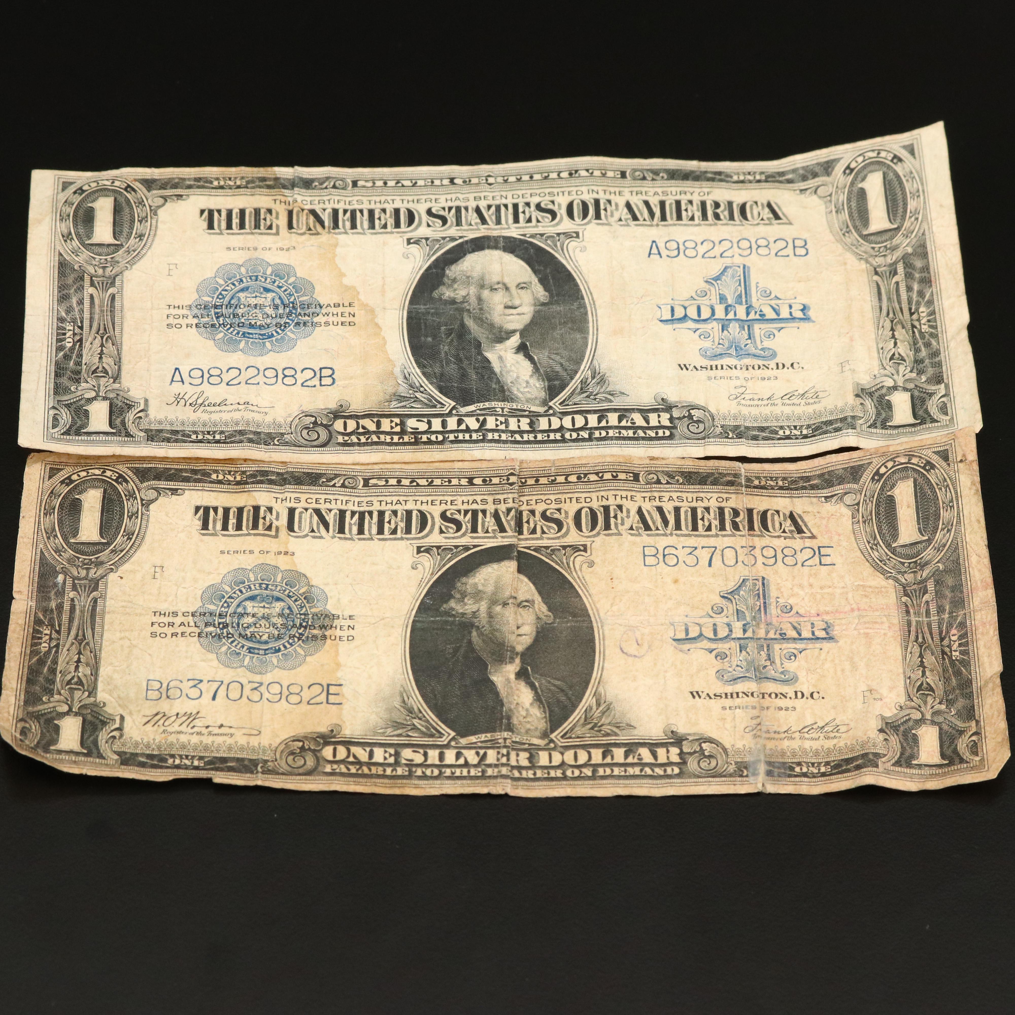 Collection of Eighteen U.S.Currency Notes