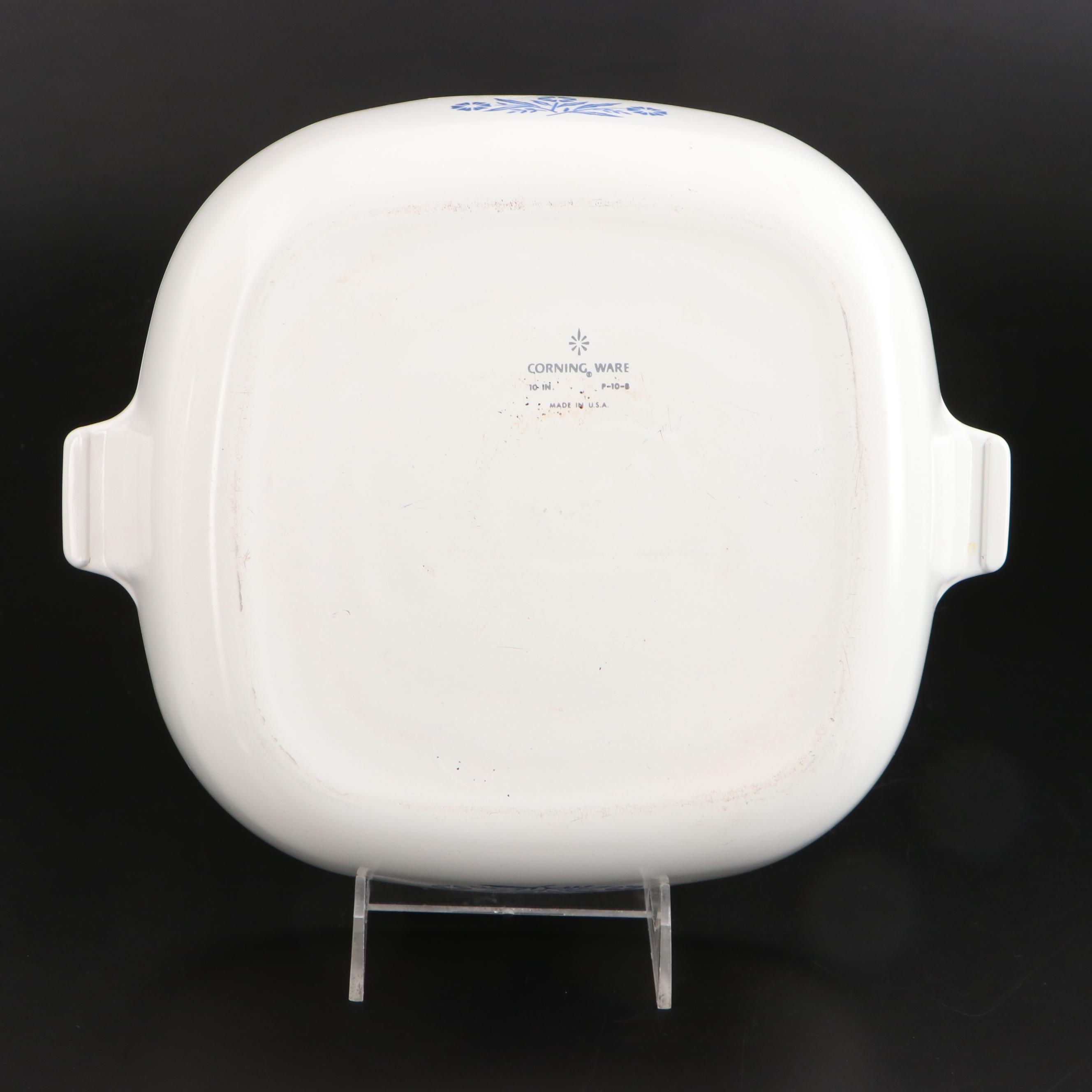 Corning Ware "Cornflower Blue" Casserole Dishes, Petite Pan, and Percolator