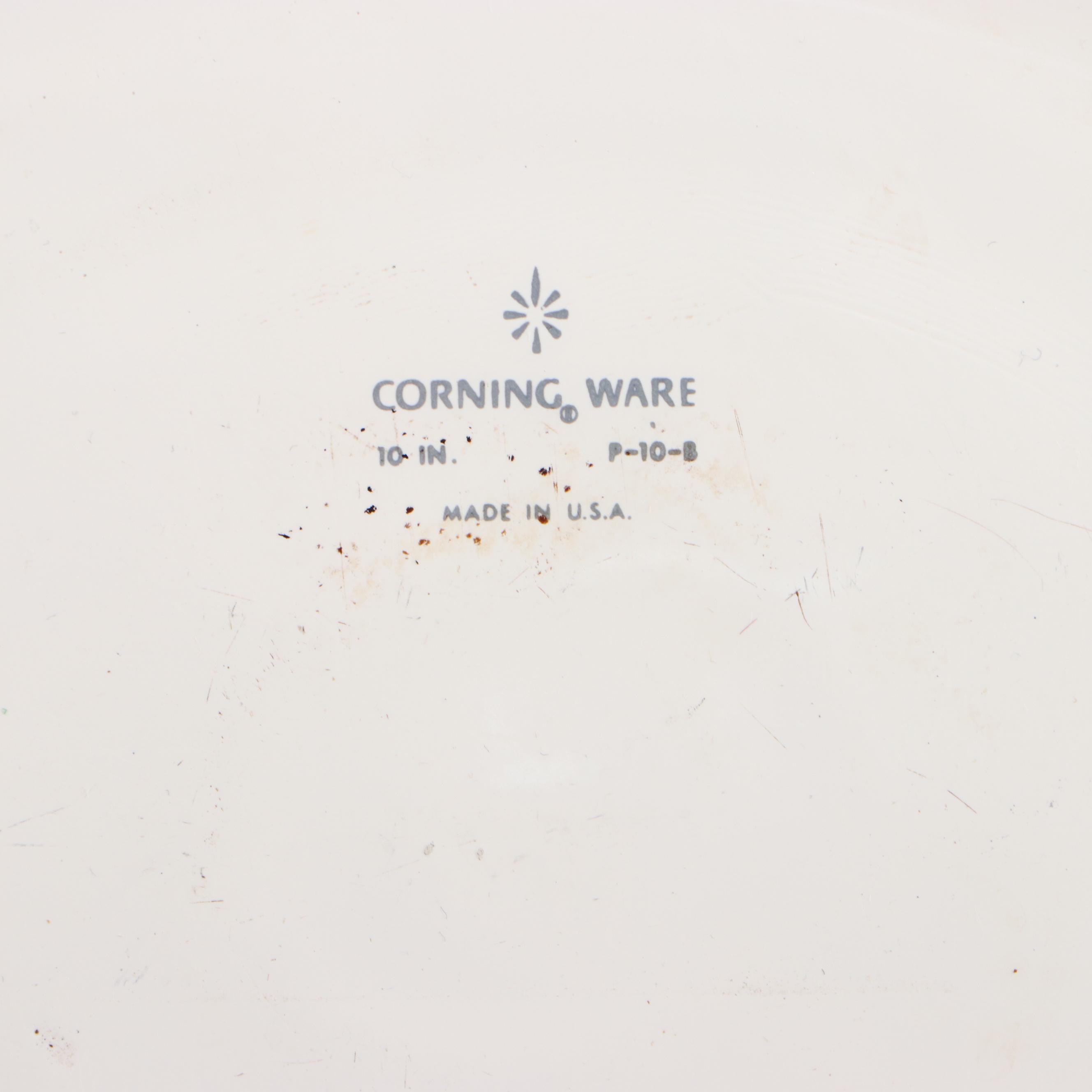 Corning Ware "Cornflower Blue" Casserole Dishes, Petite Pan, and Percolator