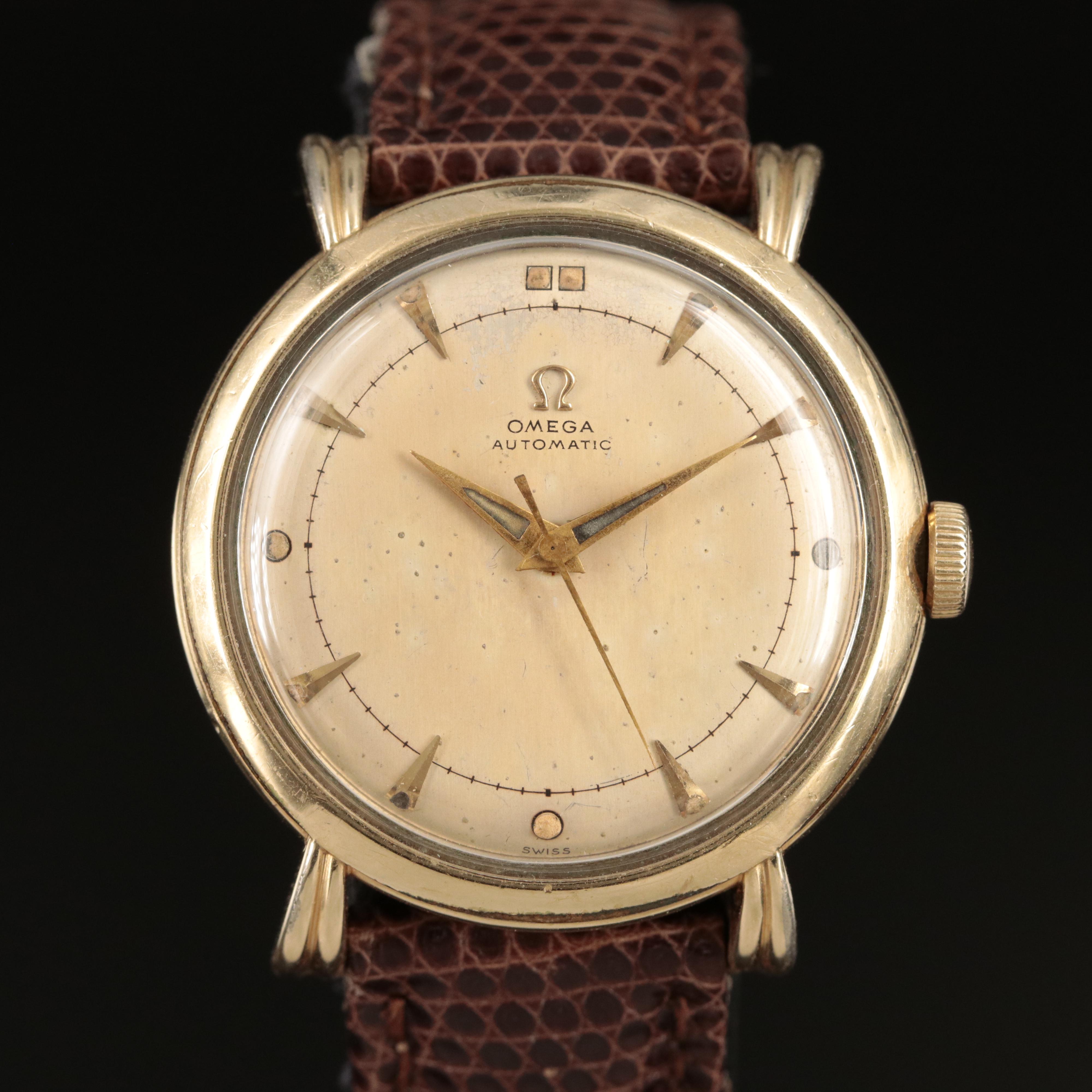 Late 1940s Omega Seamaster "Bumper" Automatic Watch