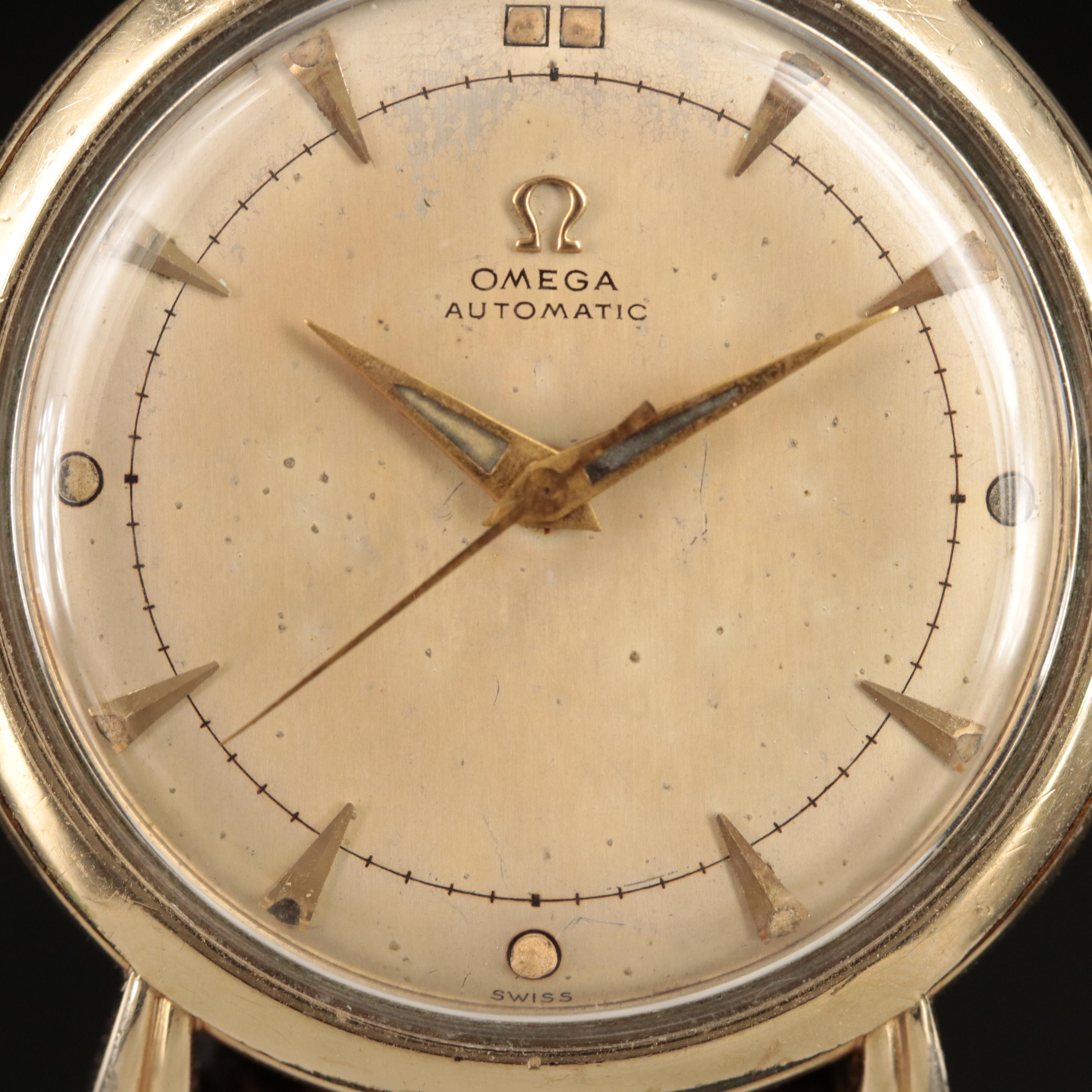Late 1940s Omega Seamaster "Bumper" Automatic Watch