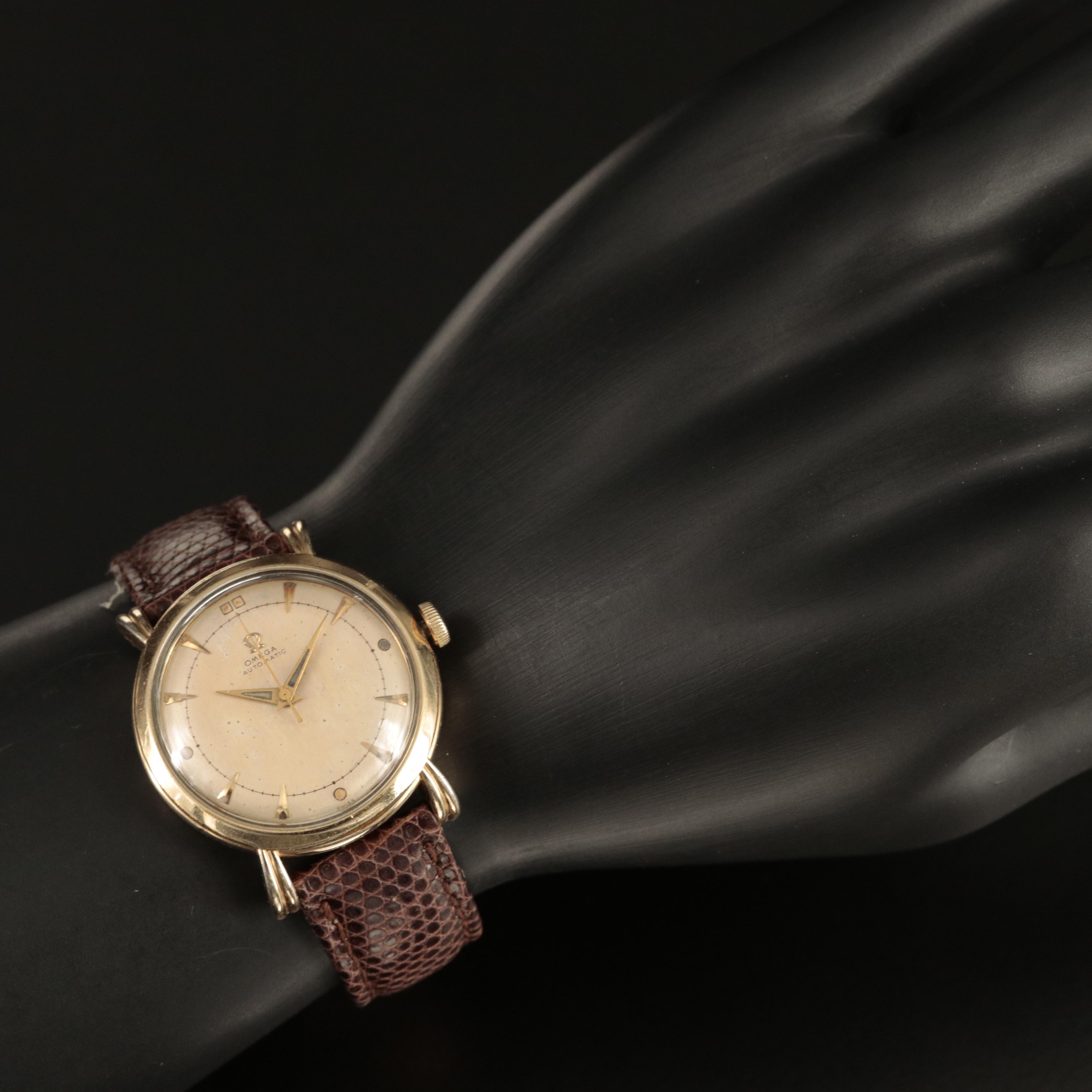 Late 1940s Omega Seamaster "Bumper" Automatic Watch