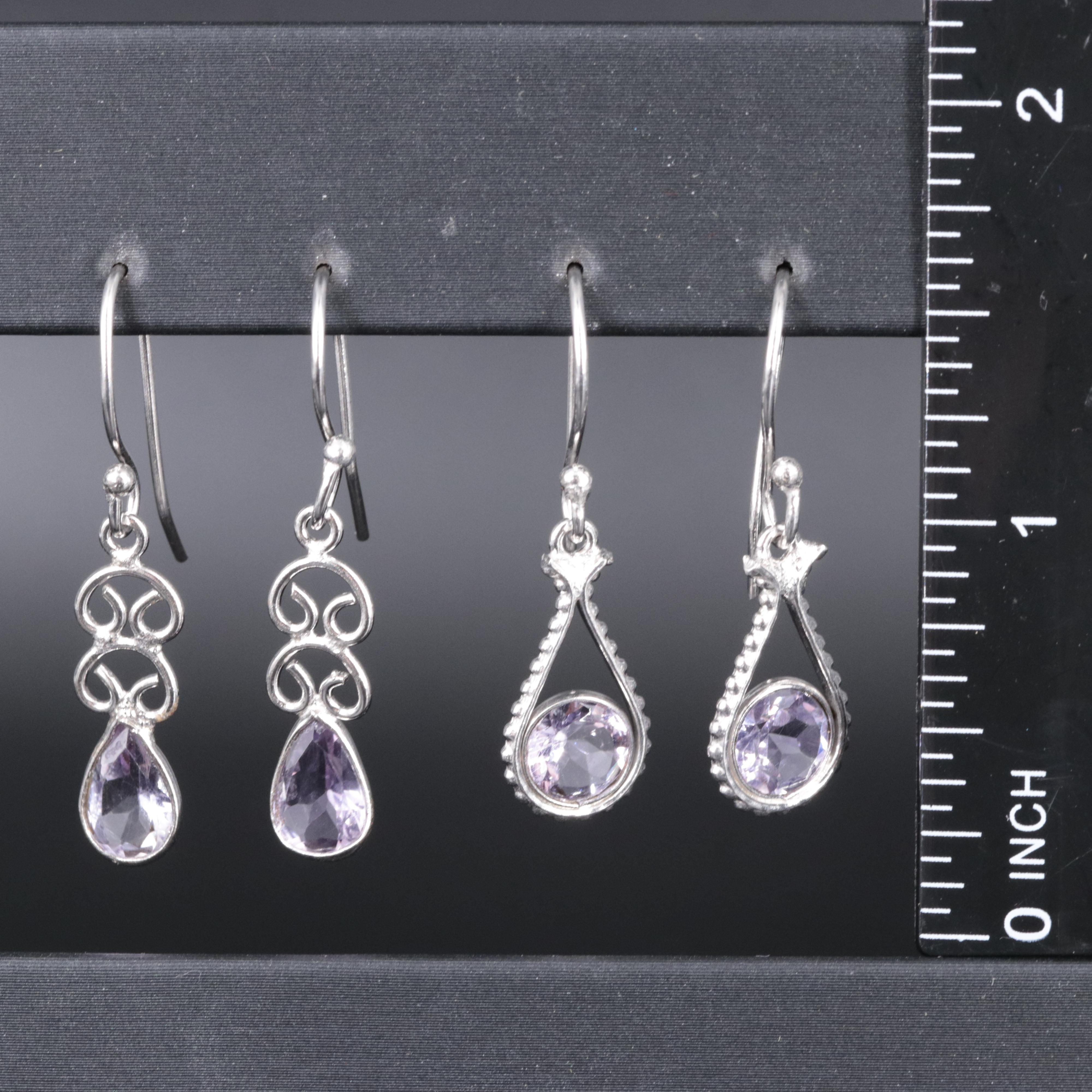 Gemstone Drop Earrings