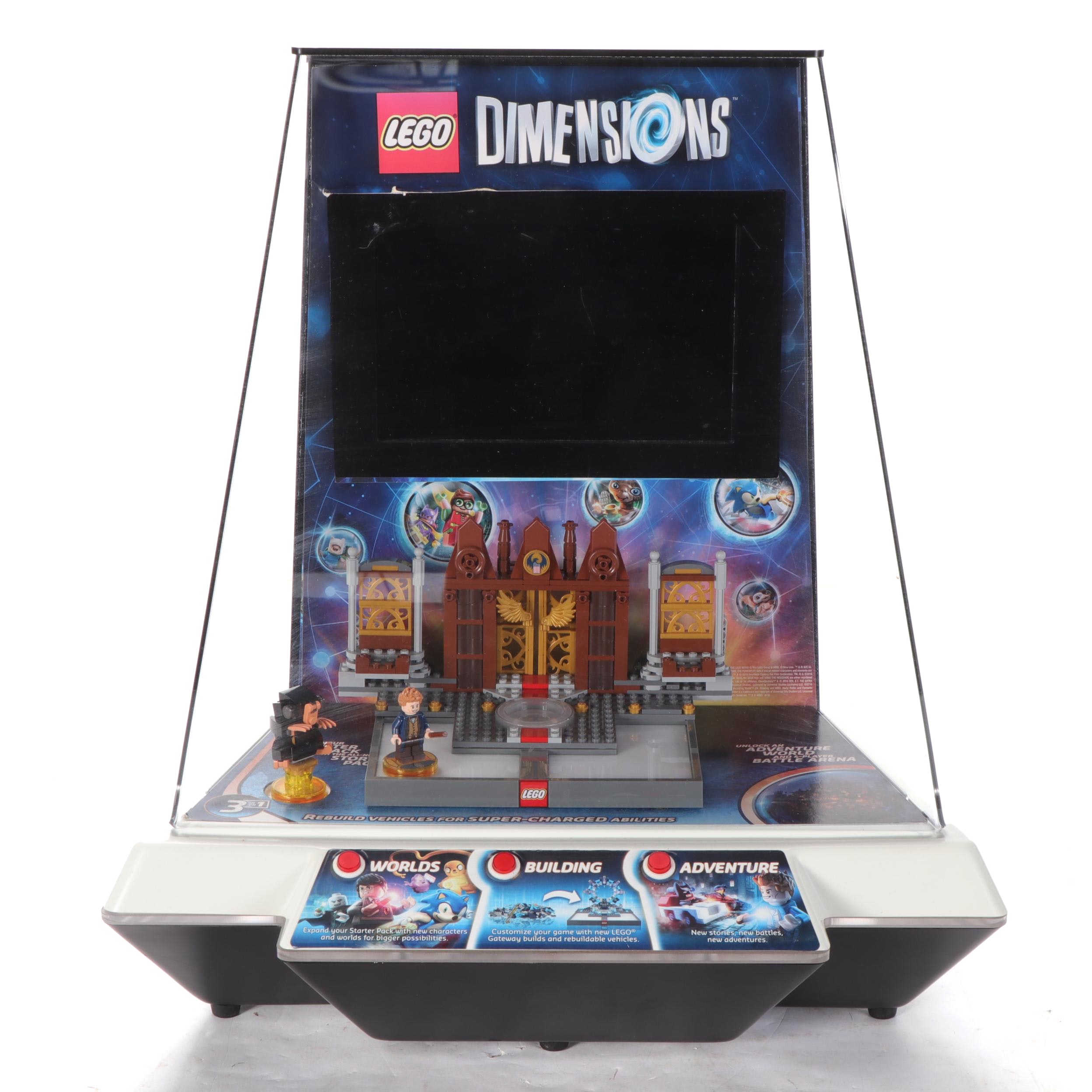 LEGO Dimensions Commercial Display with Harry Potter, LCD Screen, More