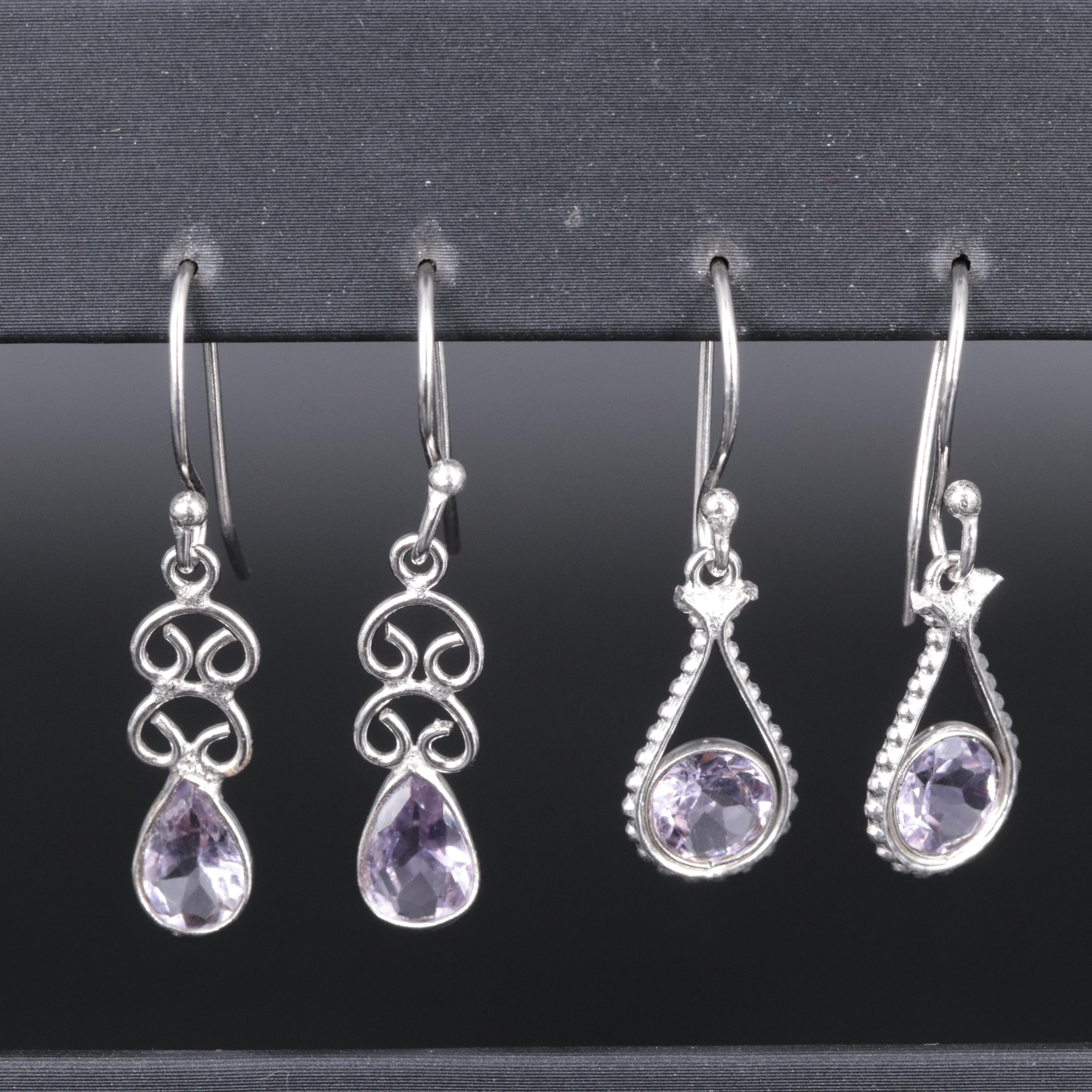 Gemstone Drop Earrings