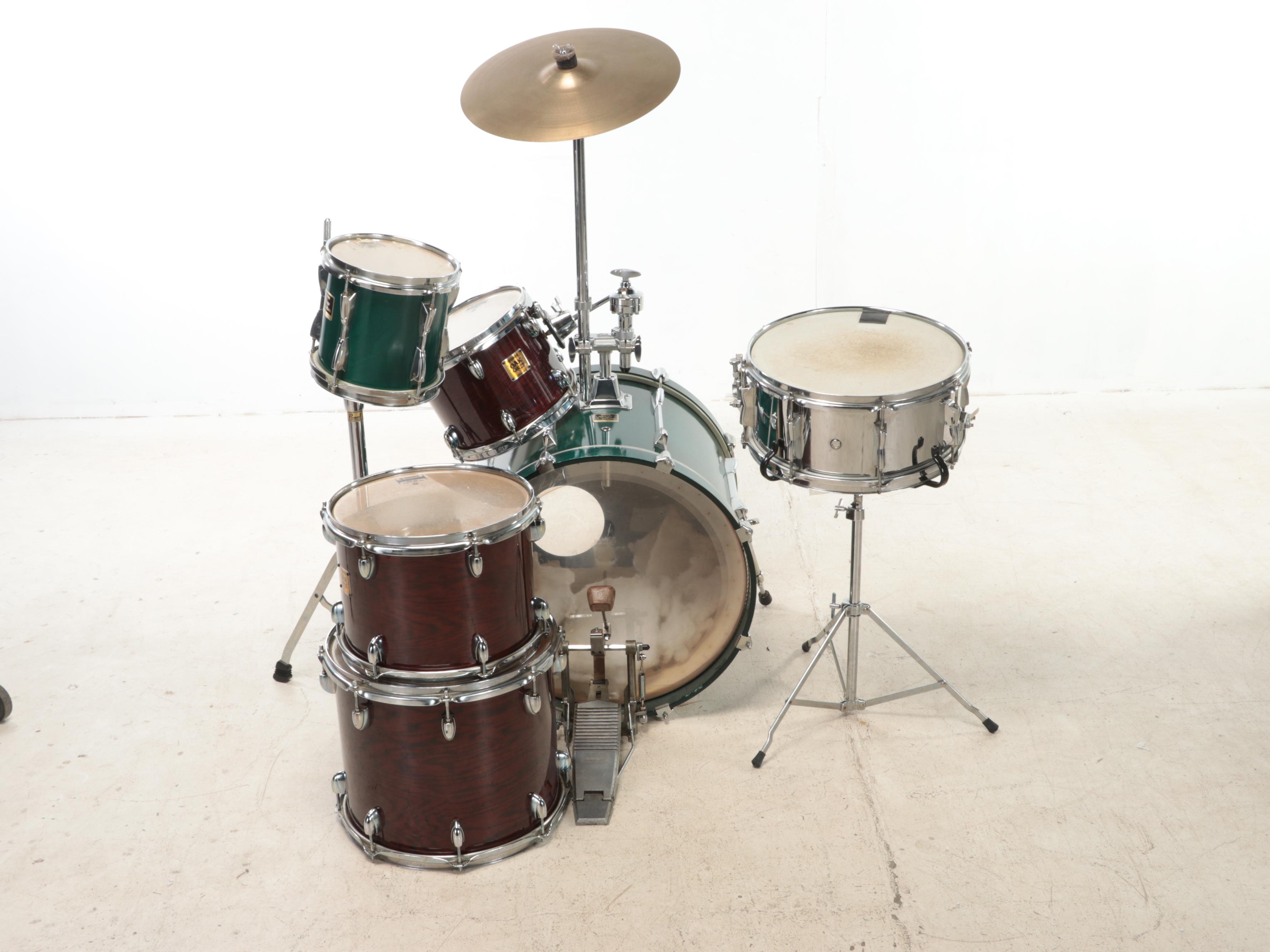Yamaha Oak, Stage Custom Drum Kit with Wuhan, More Cymbals and Accessories