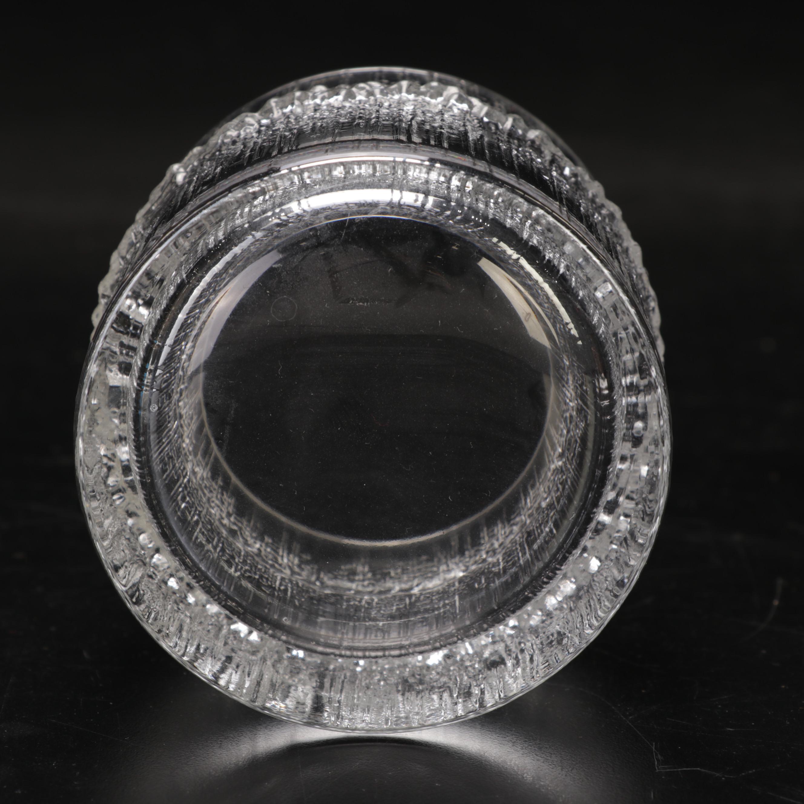 Iittala Crystal "Niva" Double Old Fashioned Glasses