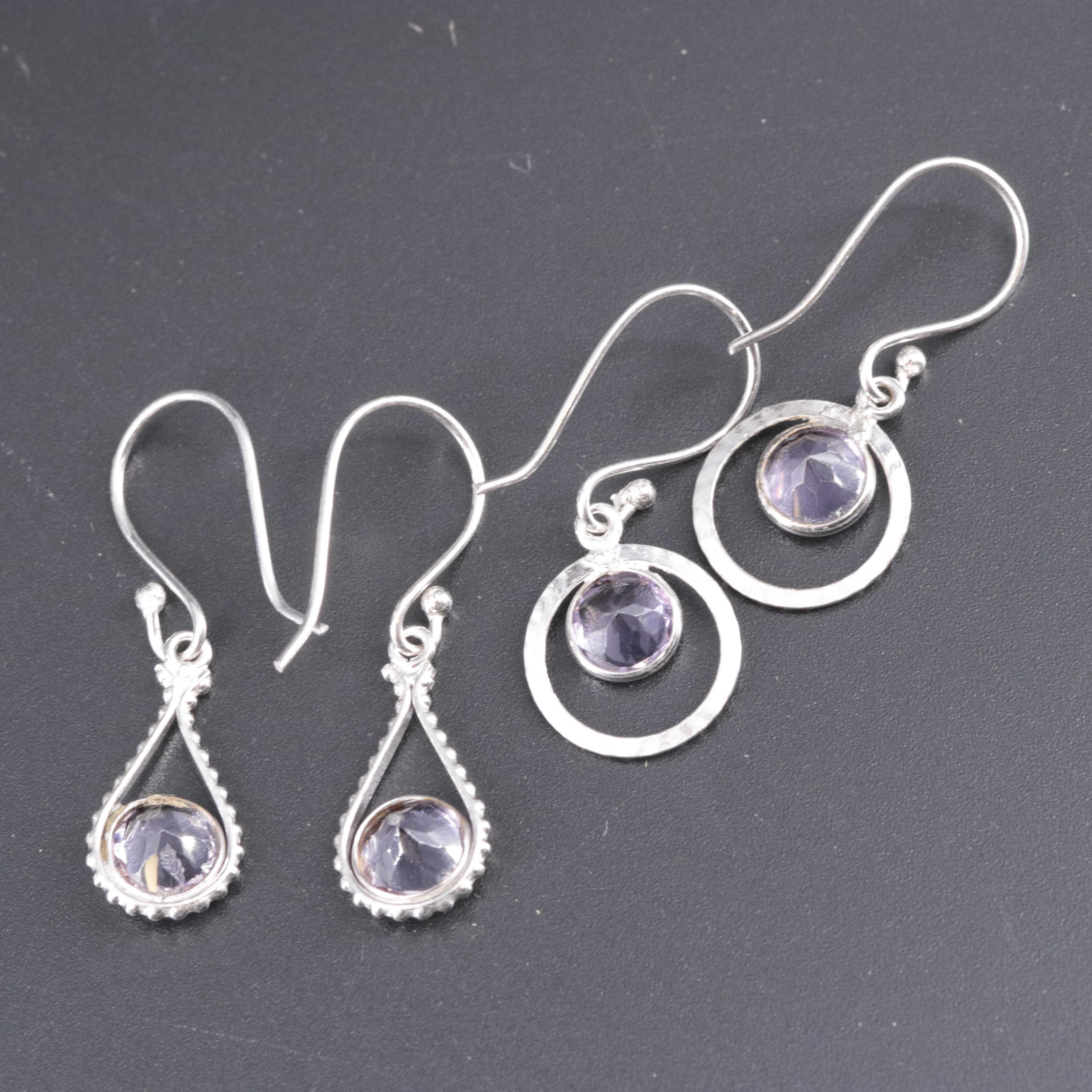Drop Earrings Featuring Gemstones