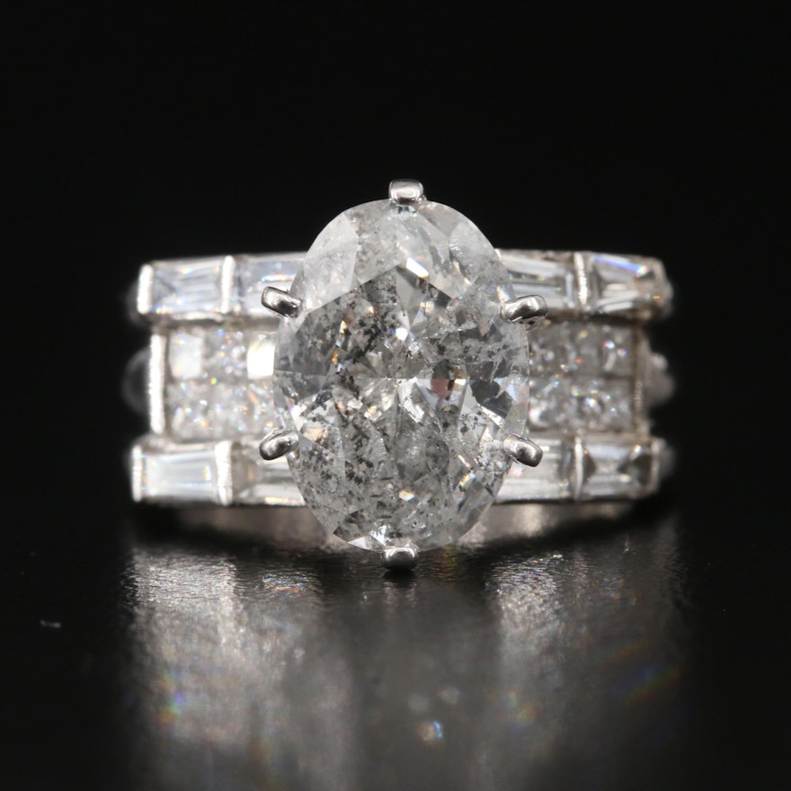 18K 5.05 CTW Diamond Ring