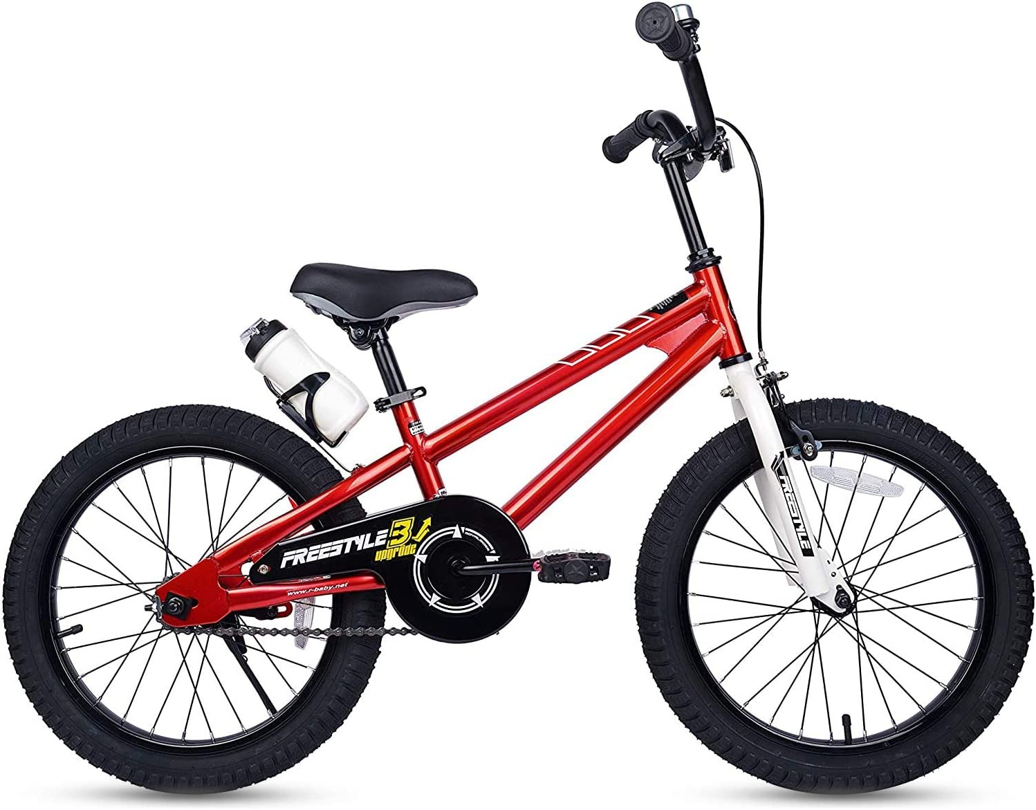 RoyalBaby Freestyle 18" Kids Bike in Red