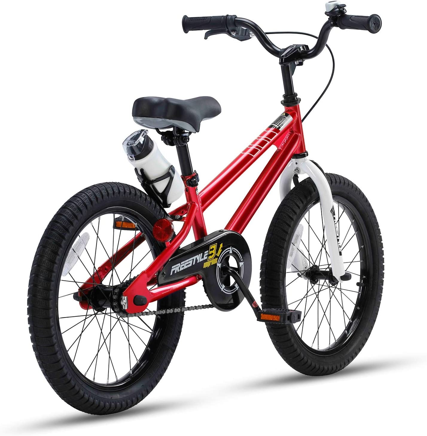 RoyalBaby Freestyle 18" Kids Bike in Red
