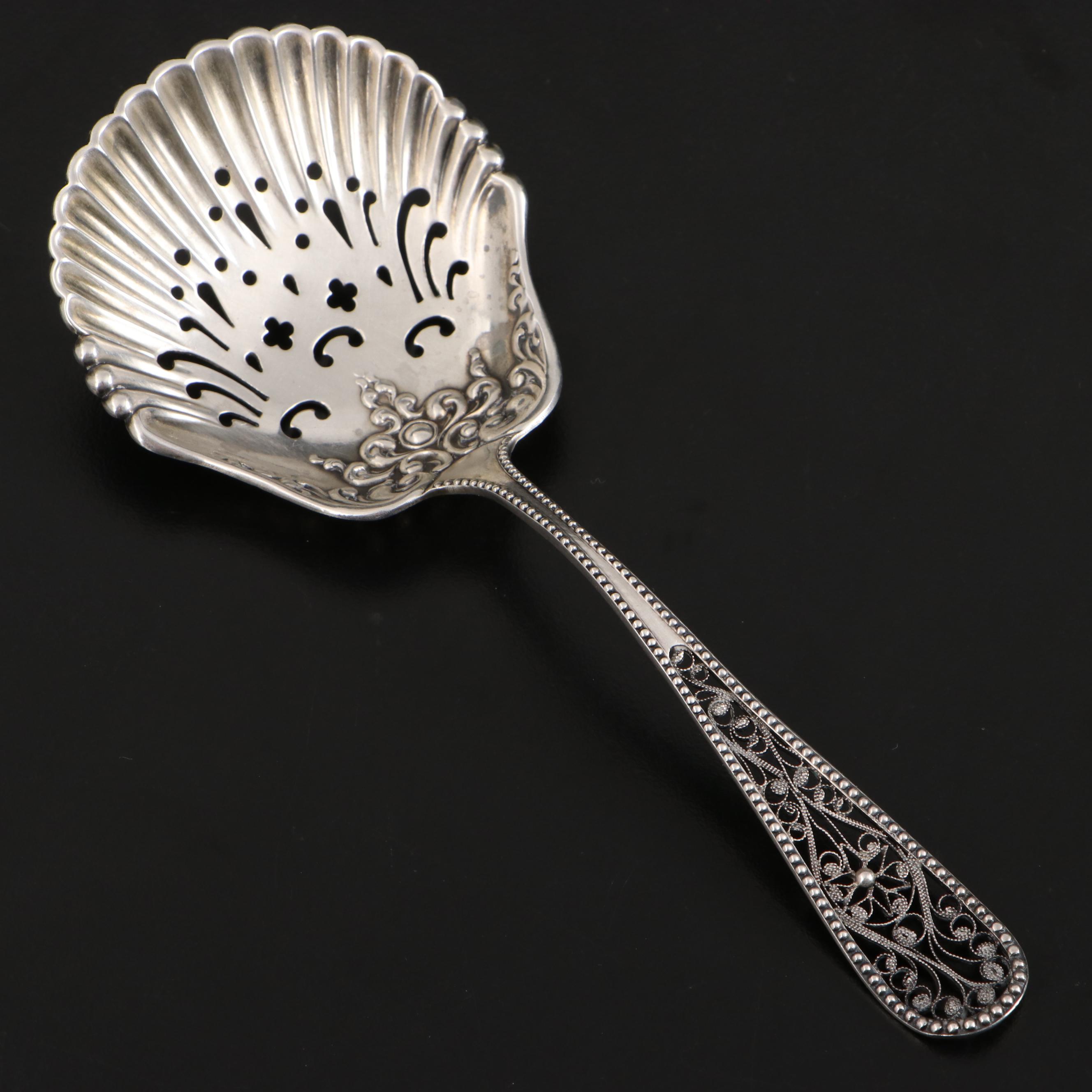 Tiffany & Co. Sterling Silver Spoon with Other Sterling Spoons