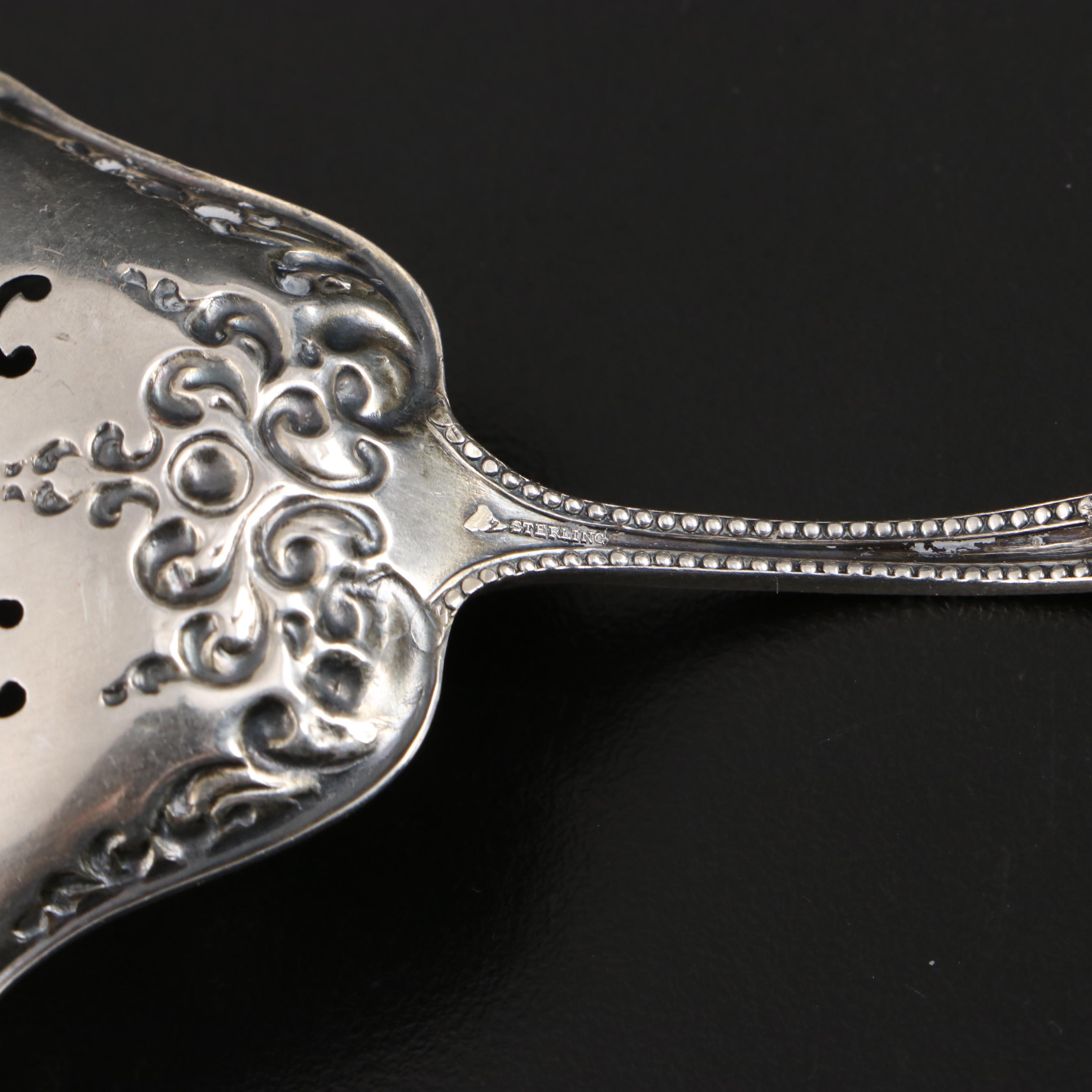 Tiffany & Co. Sterling Silver Spoon with Other Sterling Spoons