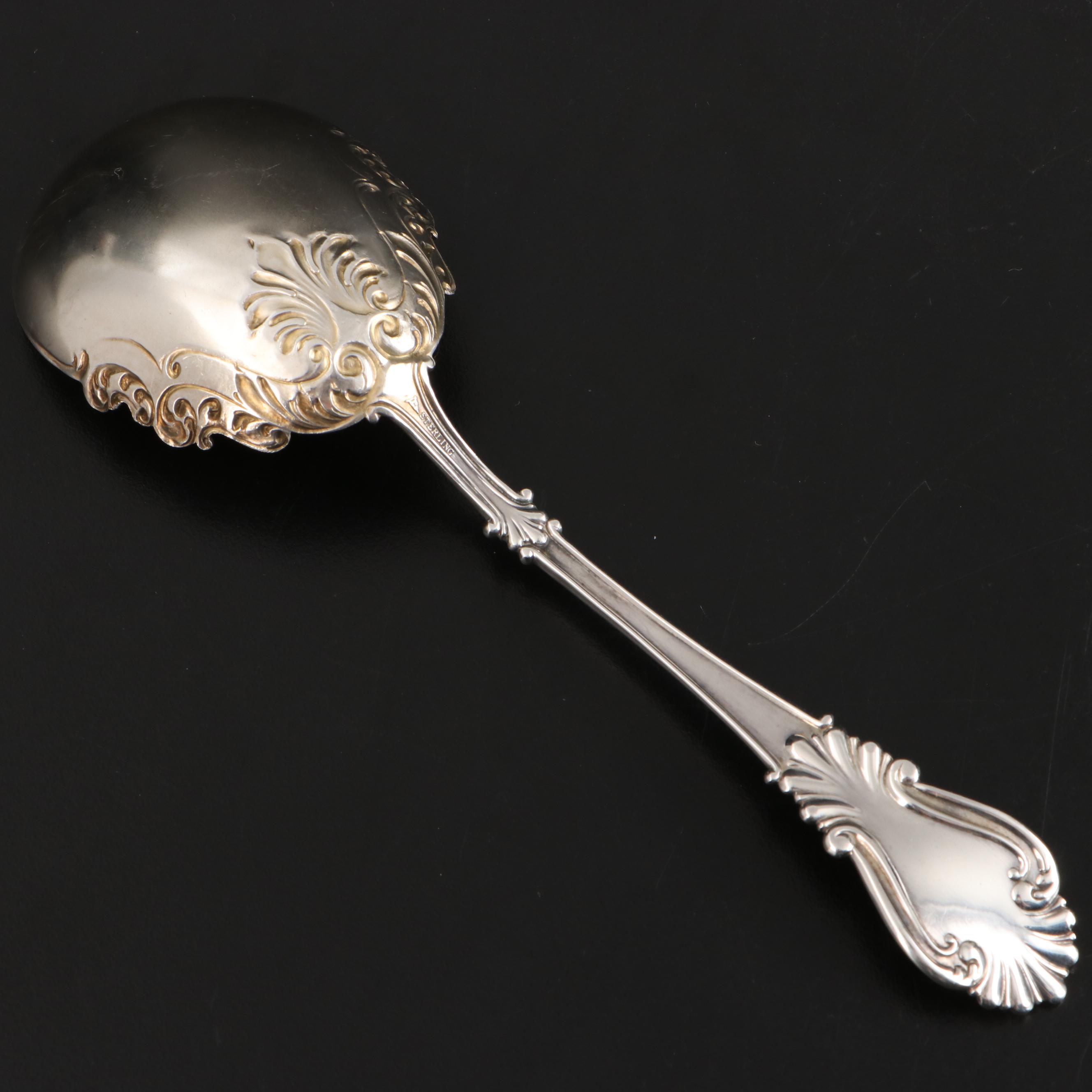 Tiffany & Co. Sterling Silver Spoon with Other Sterling Spoons