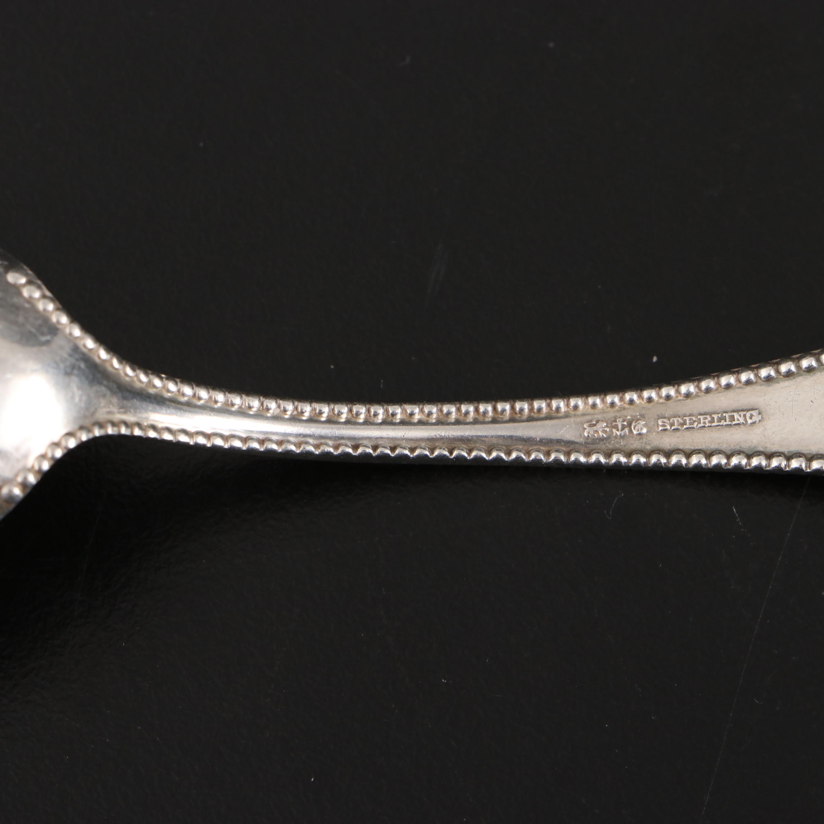 Tiffany & Co. Sterling Silver Spoon with Other Sterling Spoons