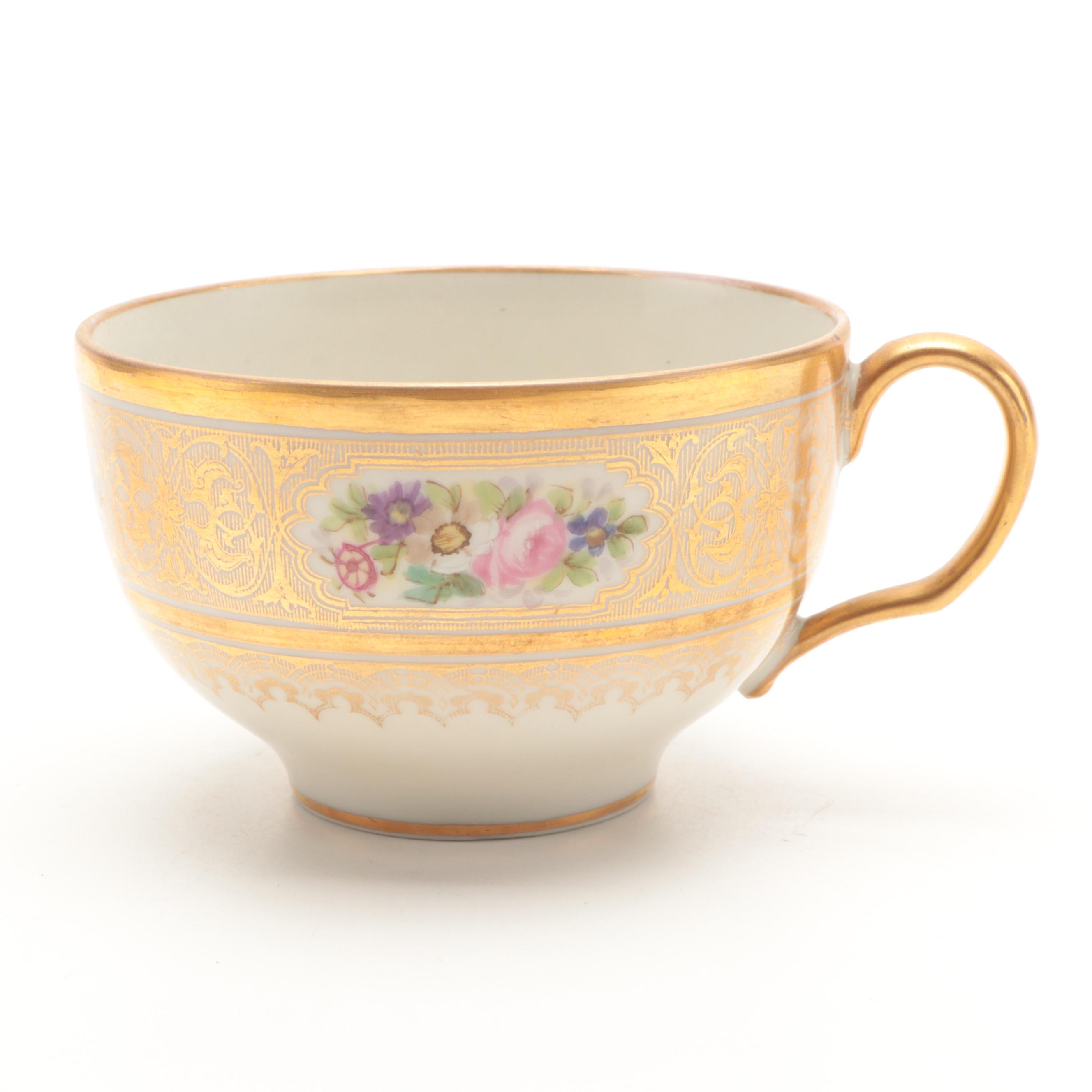 Wm. Guérin & Co. "Chateau de Trianon" Hand-Painted Limoges Porcelain Dinnerware