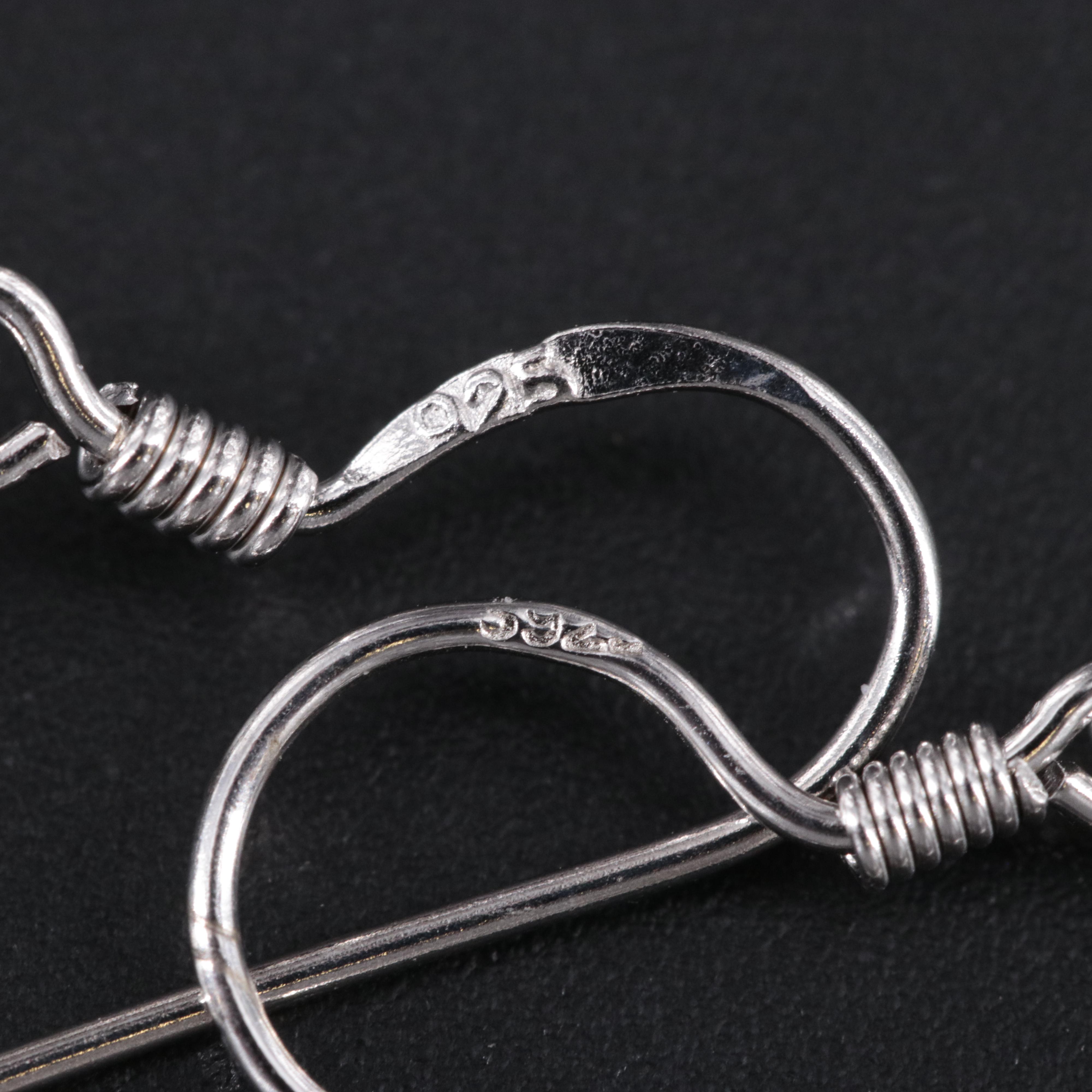 Sterling Silver Earrings Featuring Gemstones