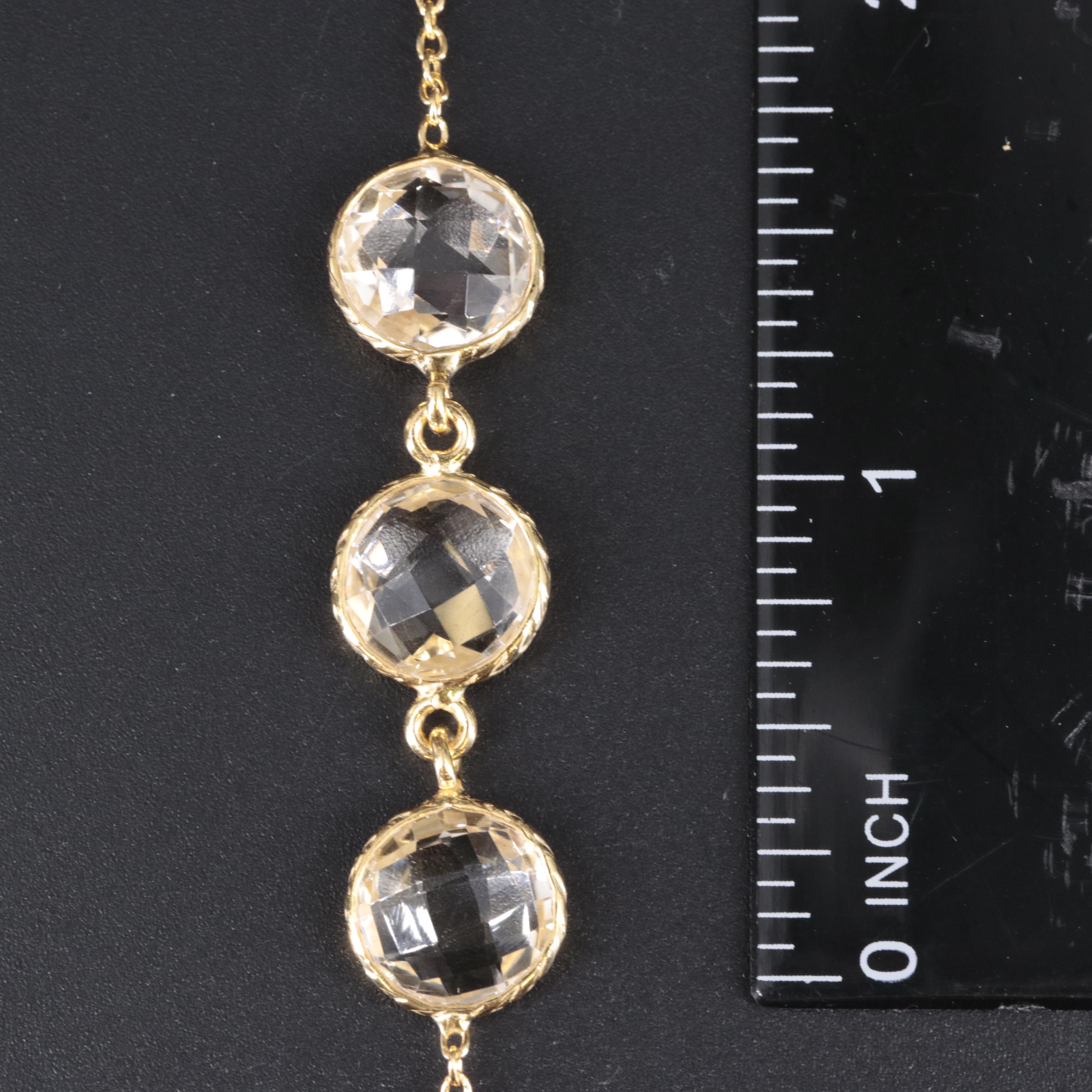 Sterling Silver Bracelet Featuring Gemstones