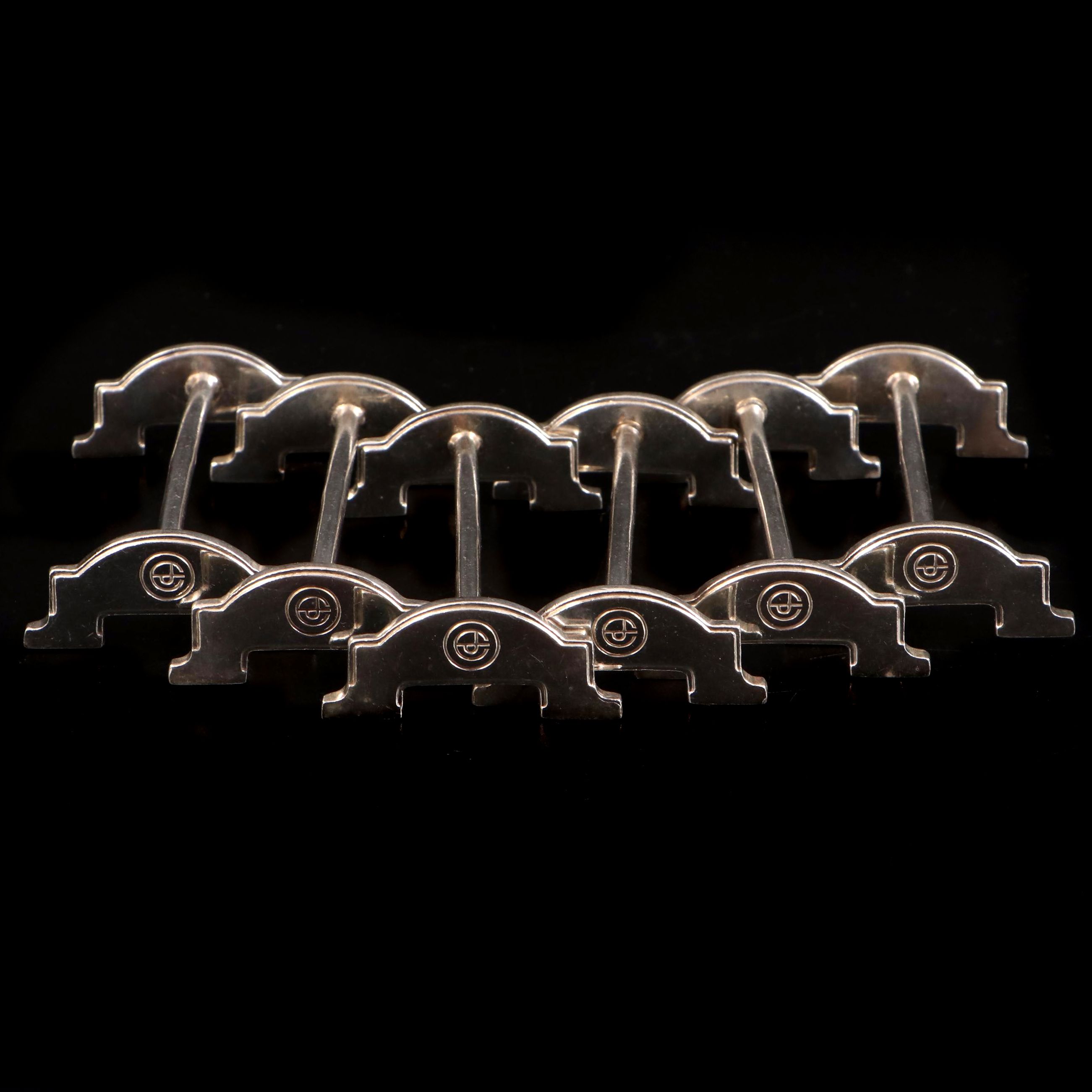 Dutch Gerofabriek Silver Plate Knife Rests,  20th Century