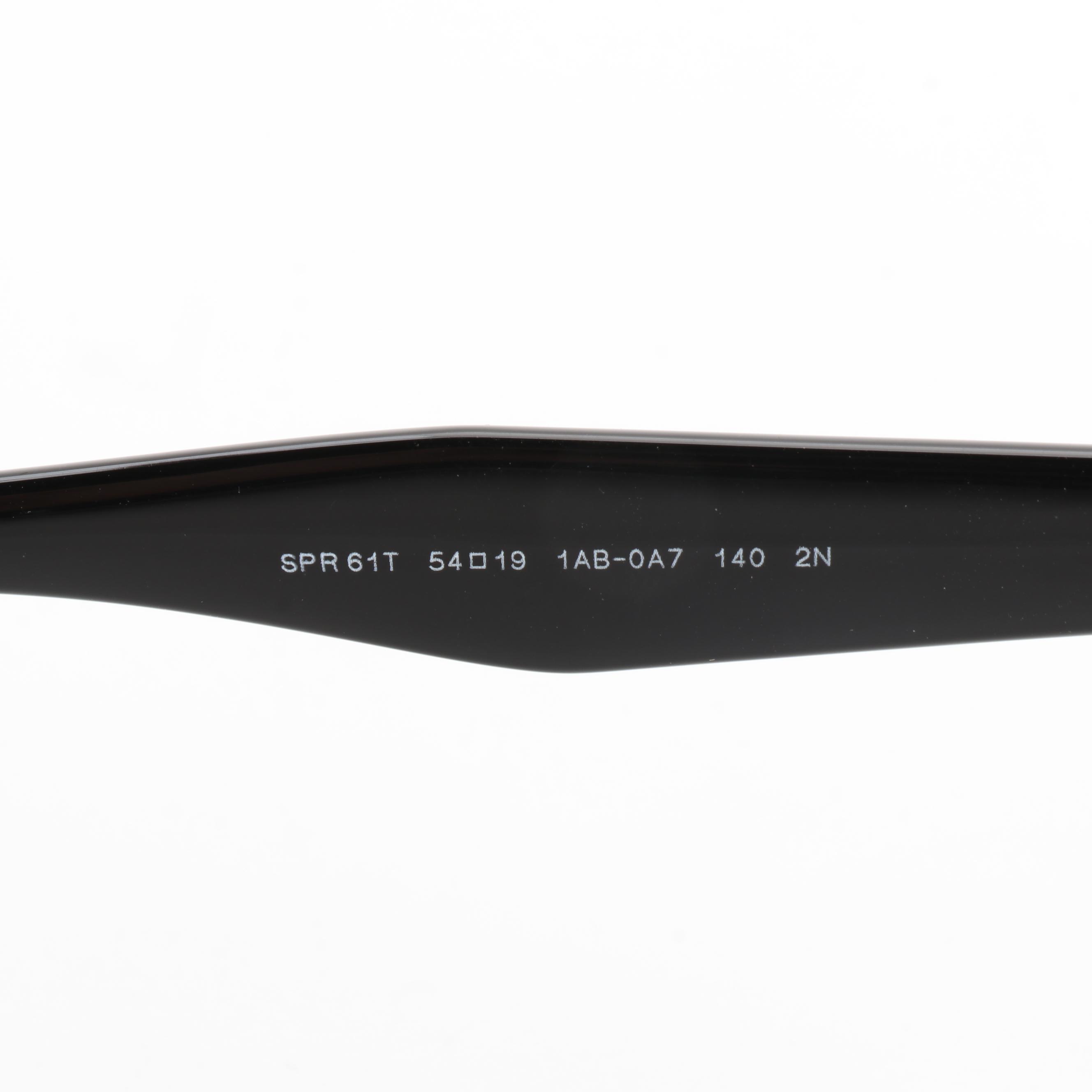 Prada SPR61T Brown/Gold Tone Sunglasses with Case and Box