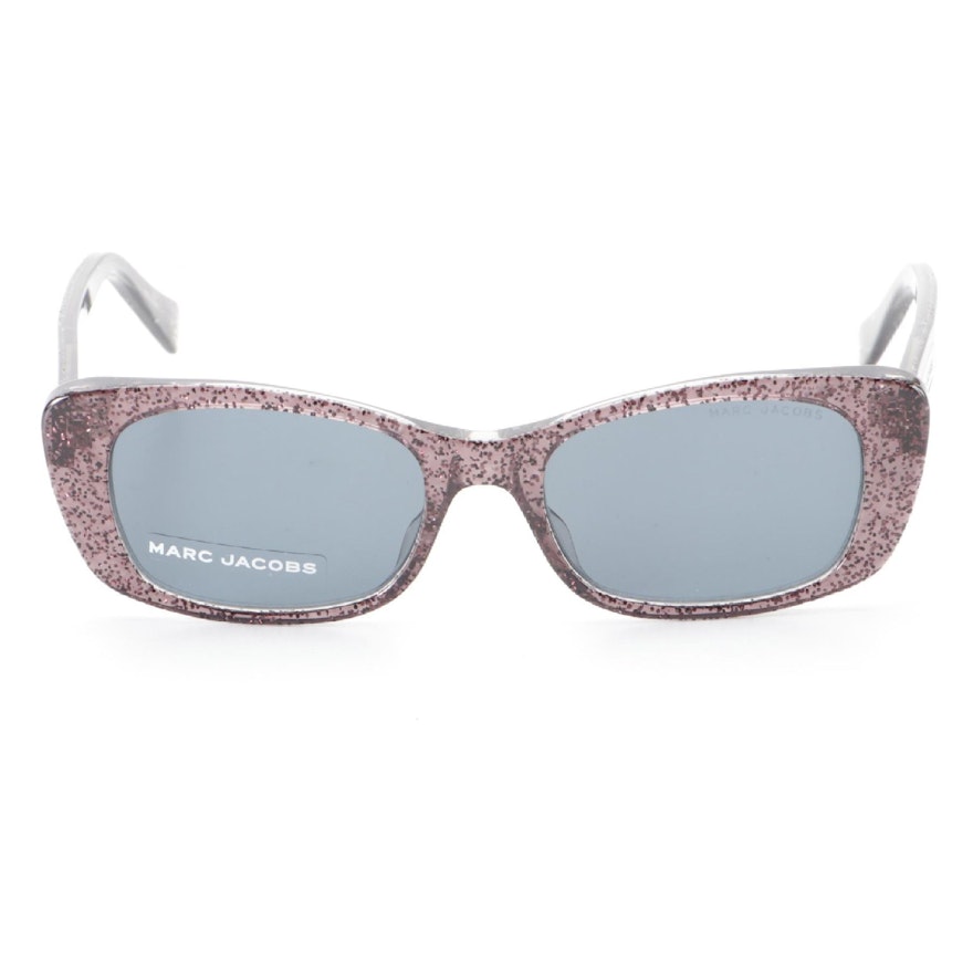 Marc Jacobs Marc 422/S Translucent Smoke/Glitter Sunglasses with Case