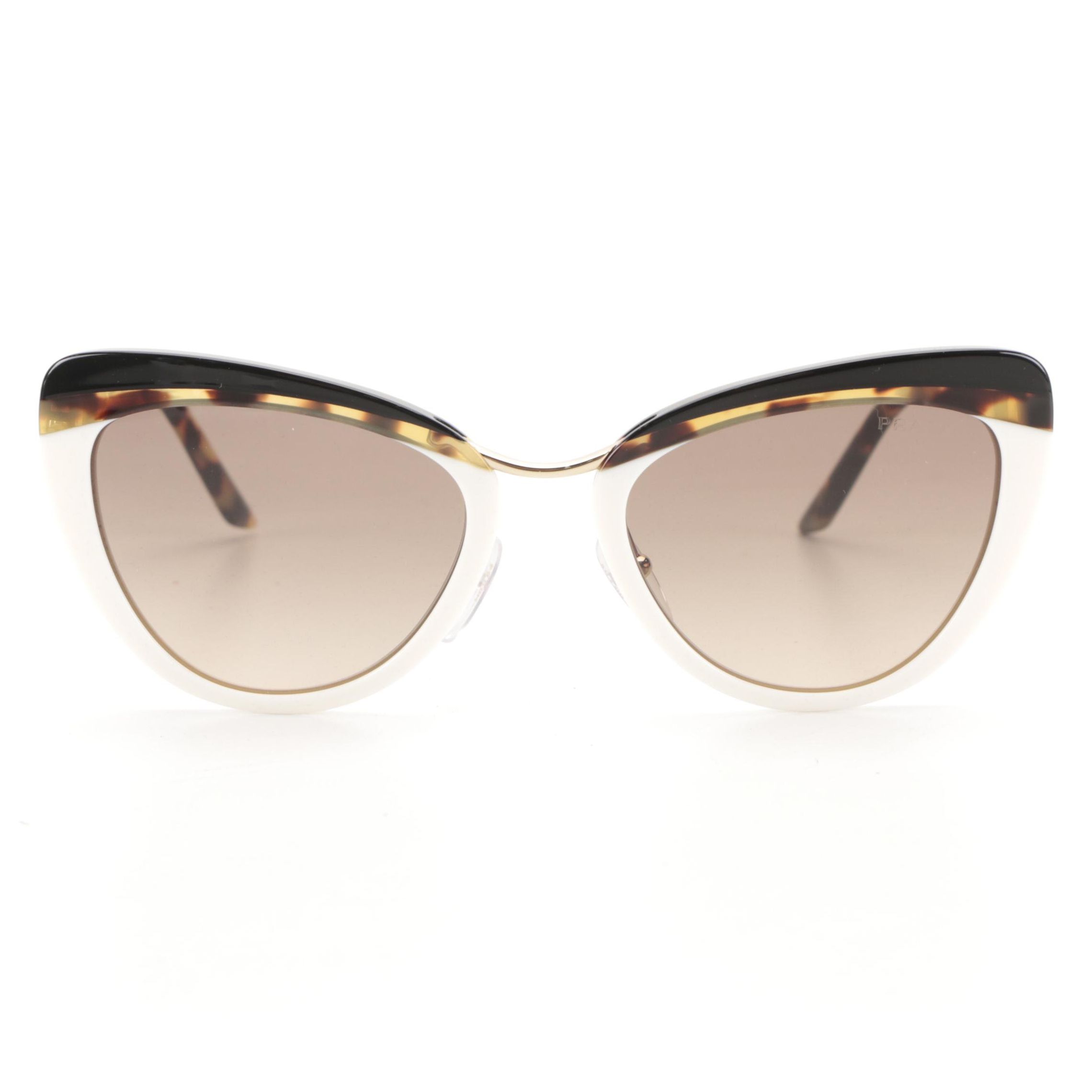 Prada SPR25X Cat Eye Sunglasses with Case and Box