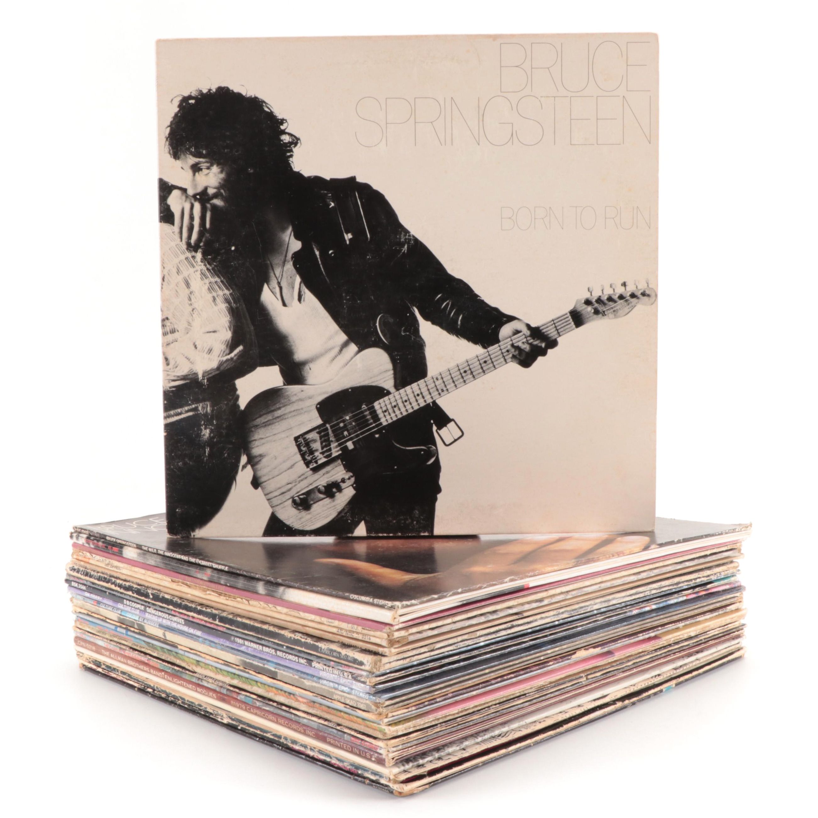 Bruce Springsteen, U2 and Other LP Vinyl Records, 1970s–1980s