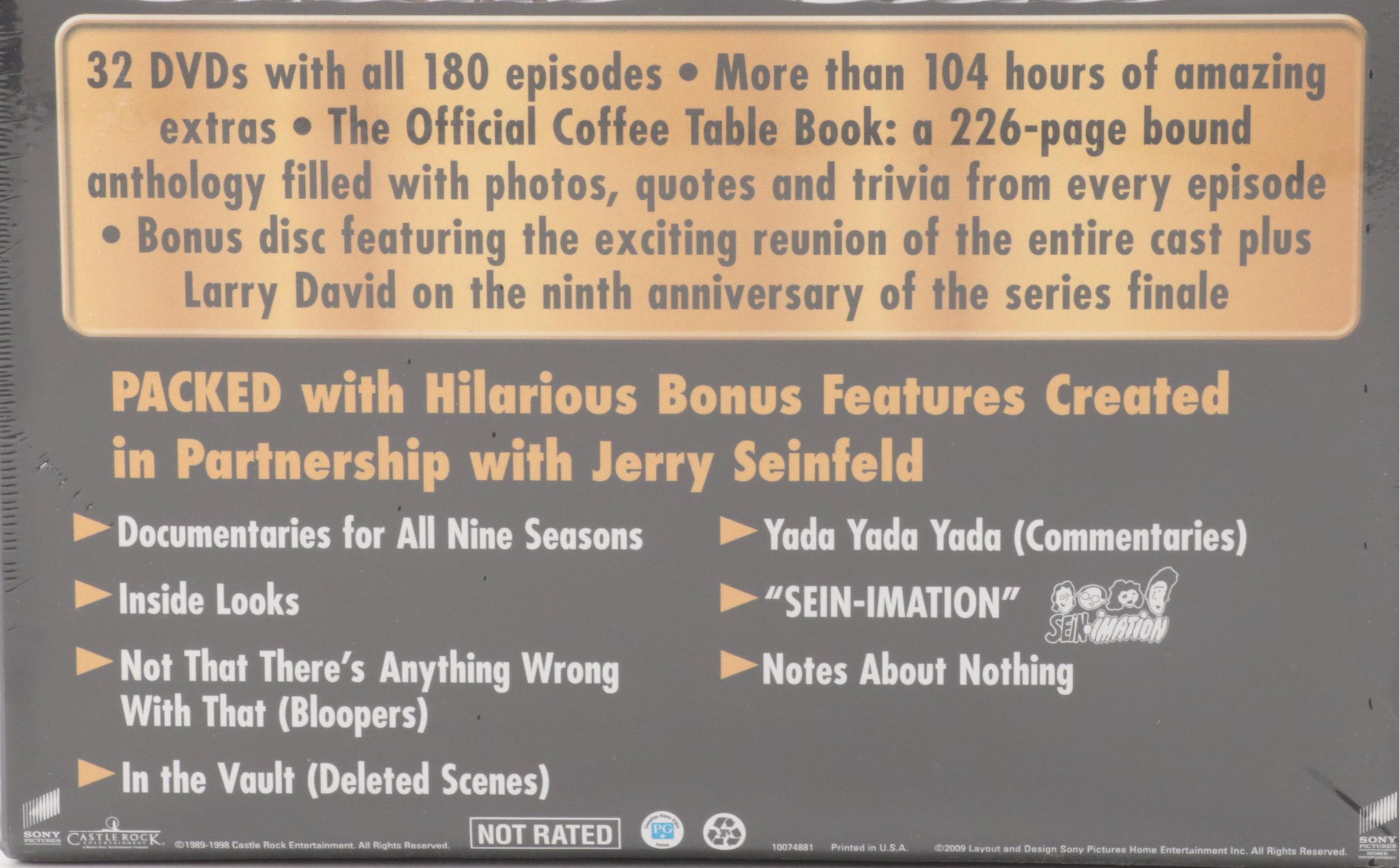 "Seinfeld" Complete Series DVD Set, 2009