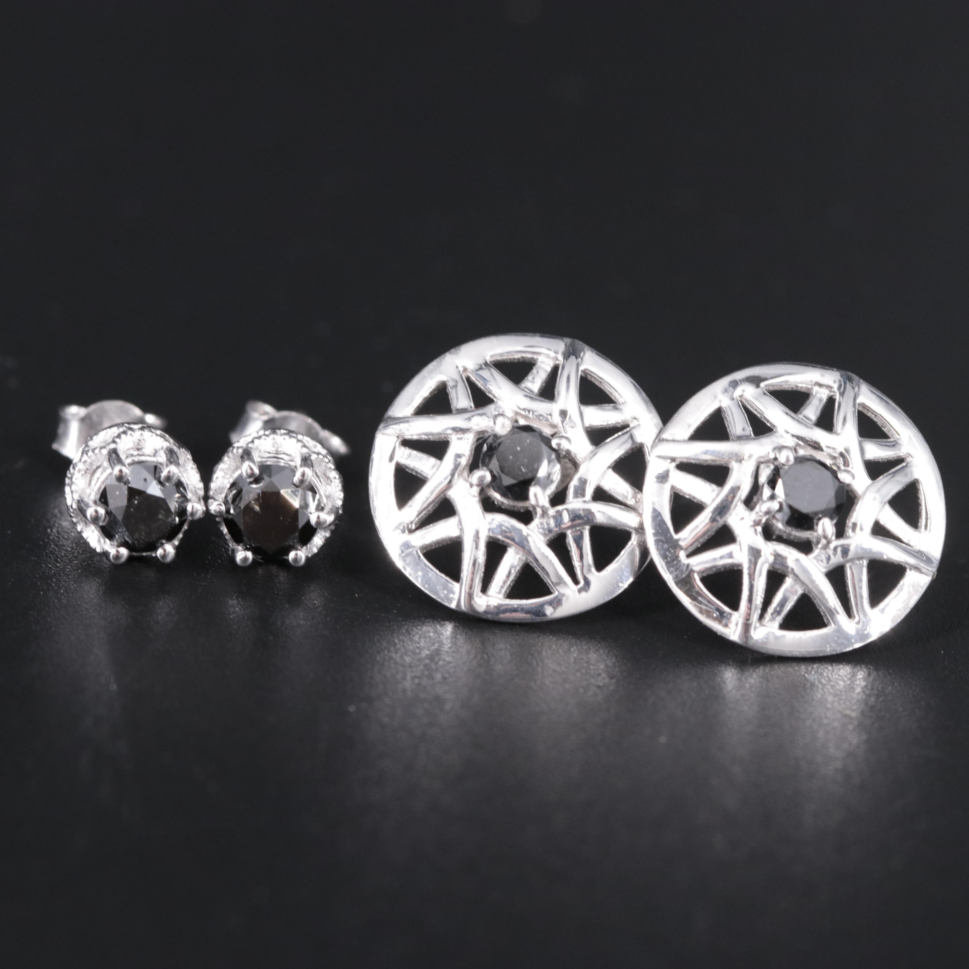 Sterling Silver Gemstone Earrings